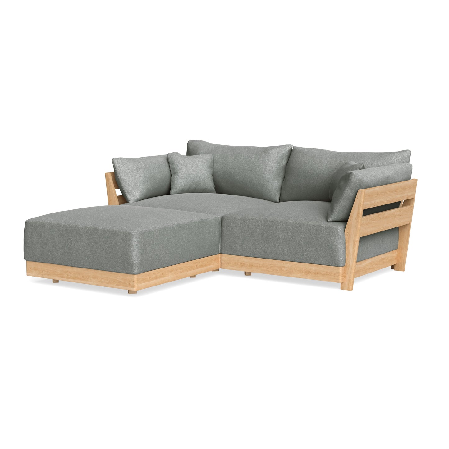 Slipcover Only - Modular Bondi 2-Seater Sectional in Storm Gray