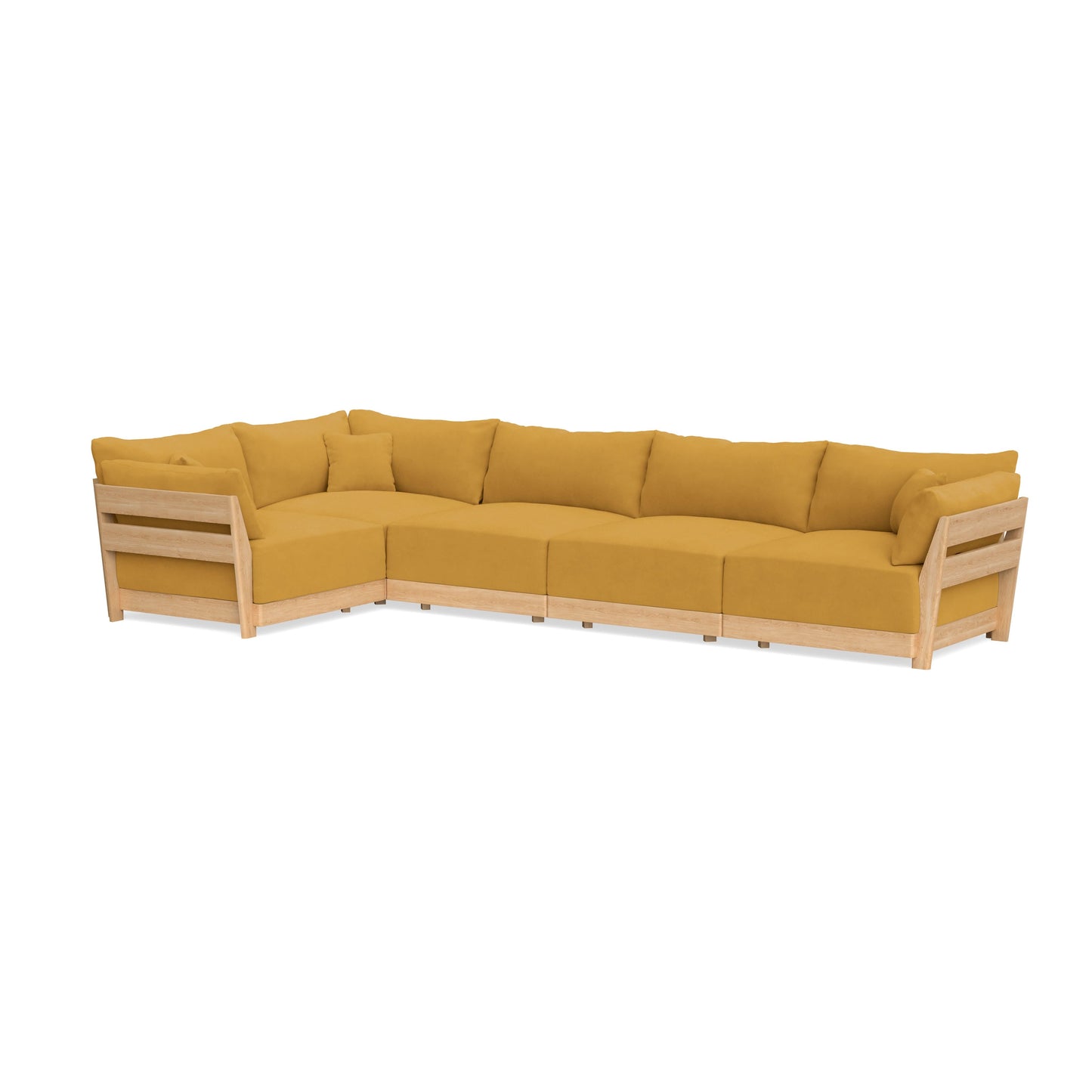 Slipcover Only - Modular Bondi 5-Seater L-Sectional in Honey