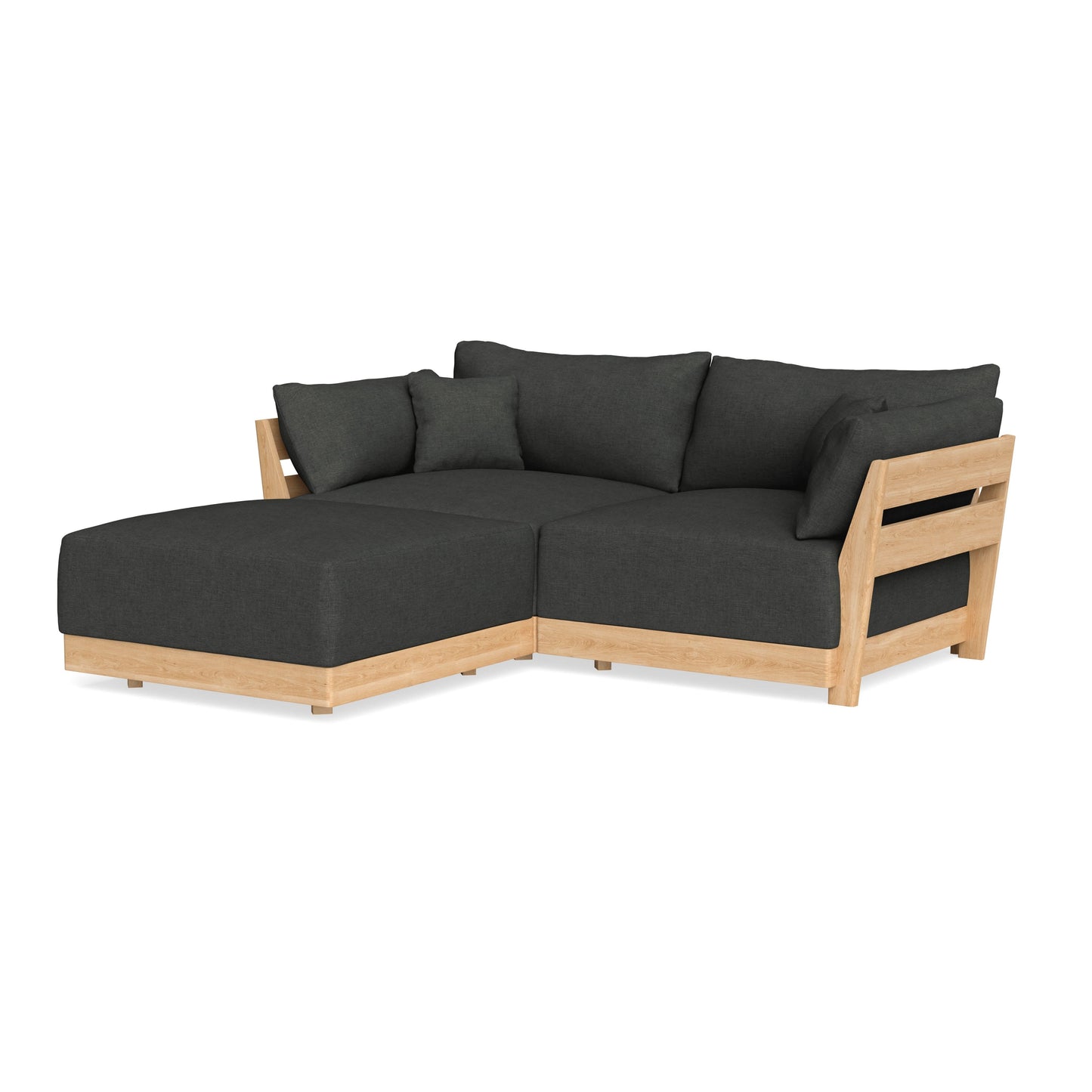 Slipcover Only - Modular Bondi 2-Seater Sectional in Raven Gray