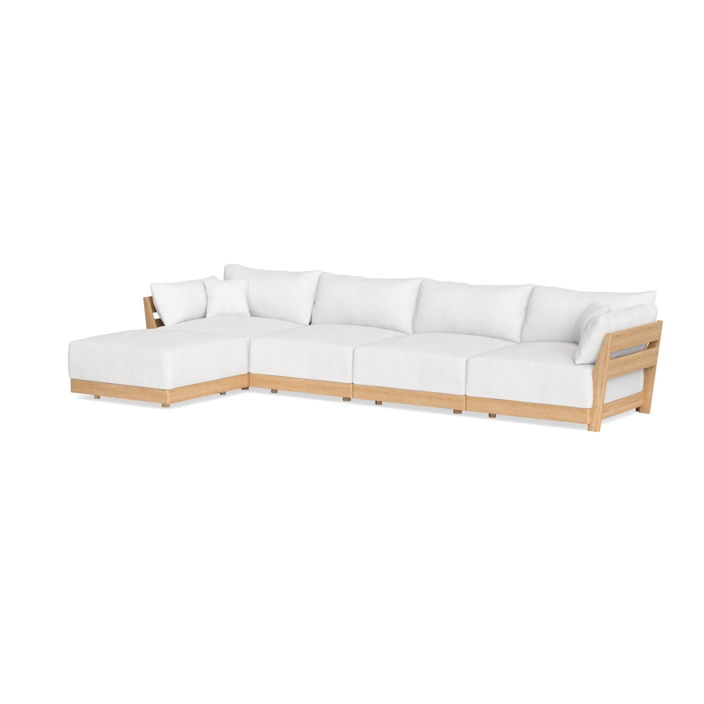 Slipcover Only - Modular Bondi 4-Seater Sectional in Snow