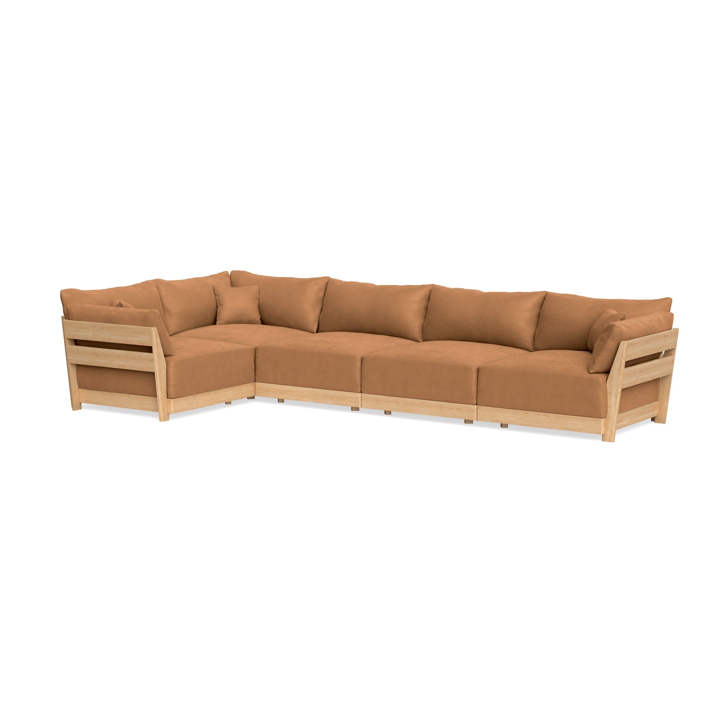 Slipcover Only - Modular Bondi 5-Seater L-Sectional in Cheddar