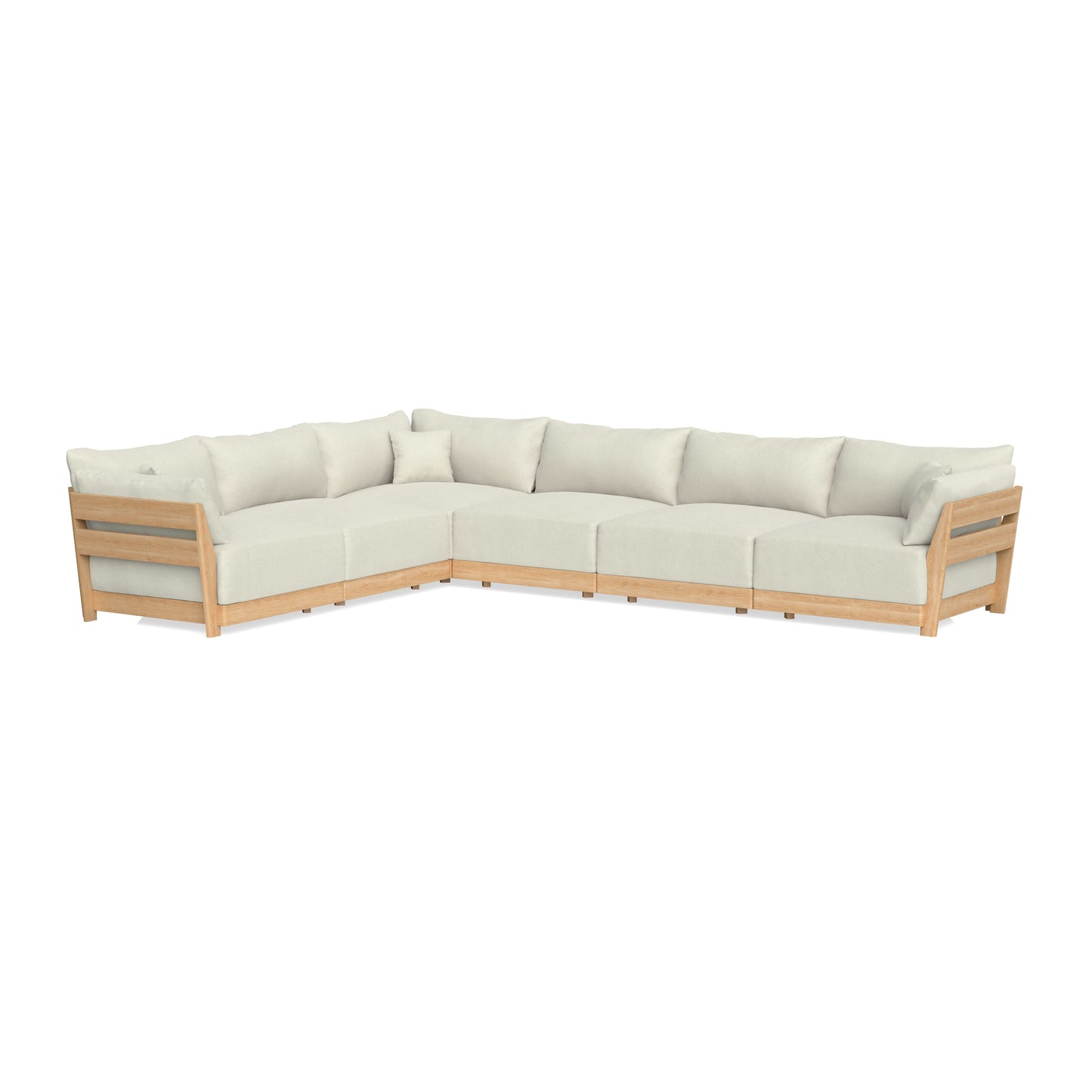 Slipcover Only - Modular Bondi 6-Seater Corner Sectional in Eggshell