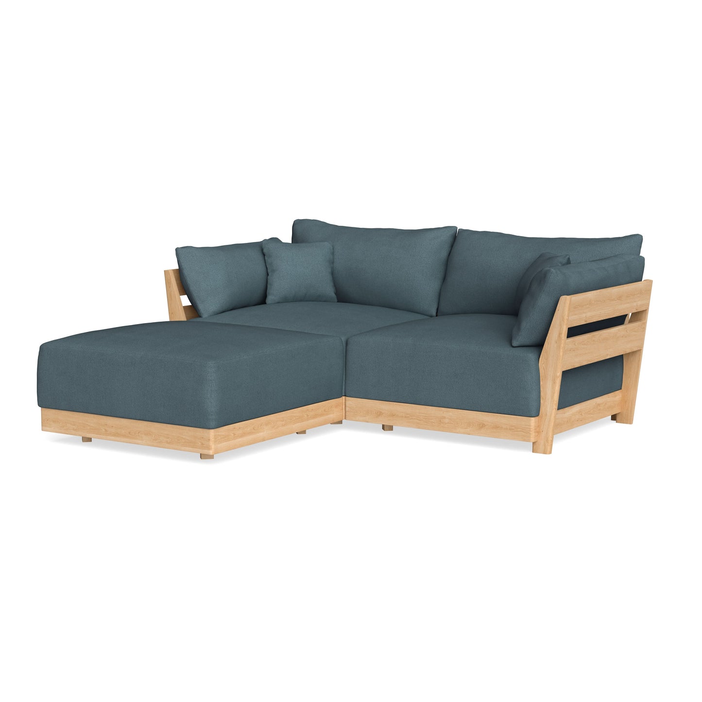 Slipcover Only - Modular Bondi 2-Seater Sectional in Slate Blue
