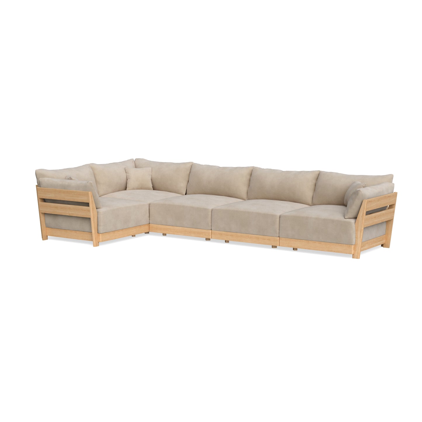 Slipcover Only - Modular Bondi 5-Seater L-Sectional in Oyster