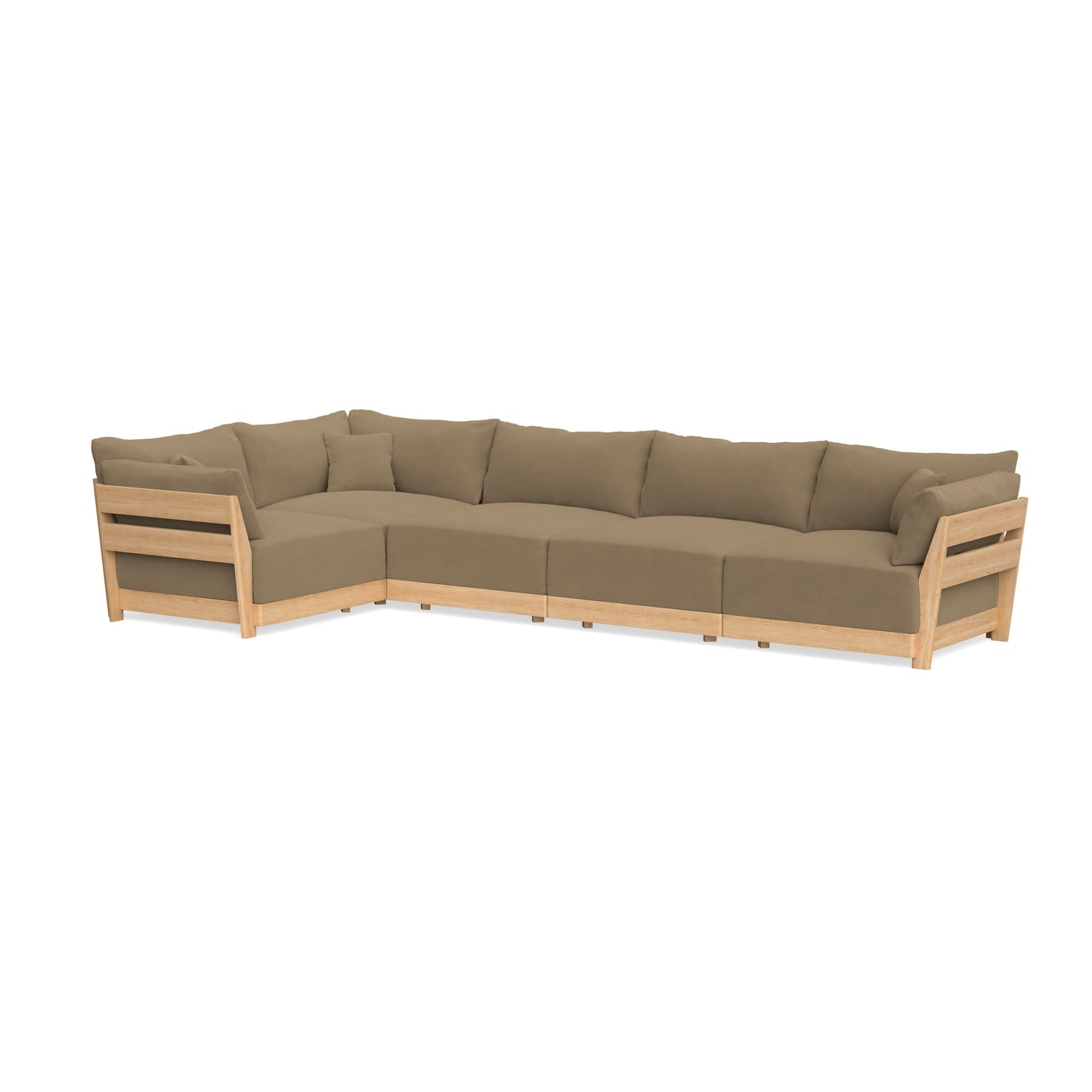 Slipcover Only - Modular Bondi 5-Seater L-Sectional in Macchiato