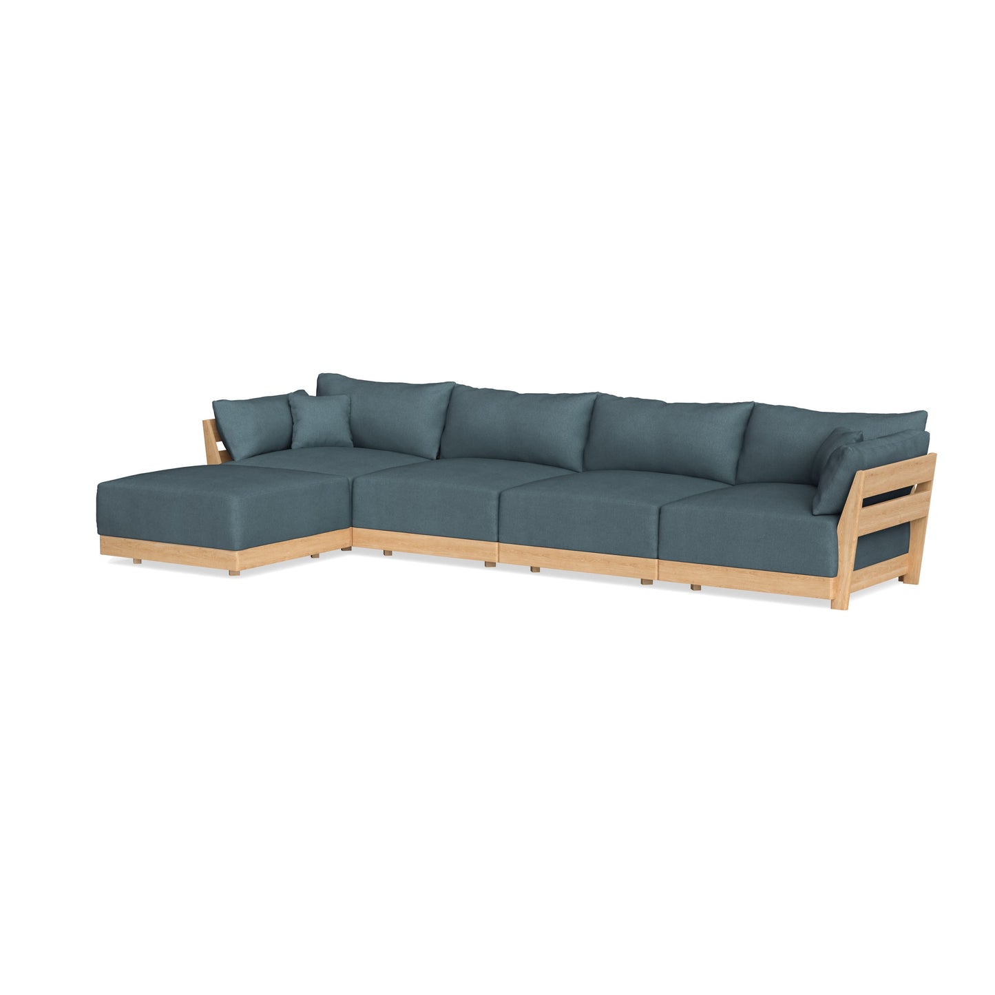 Slipcover Only - Modular Bondi 4-Seater Sectional in Slate Blue