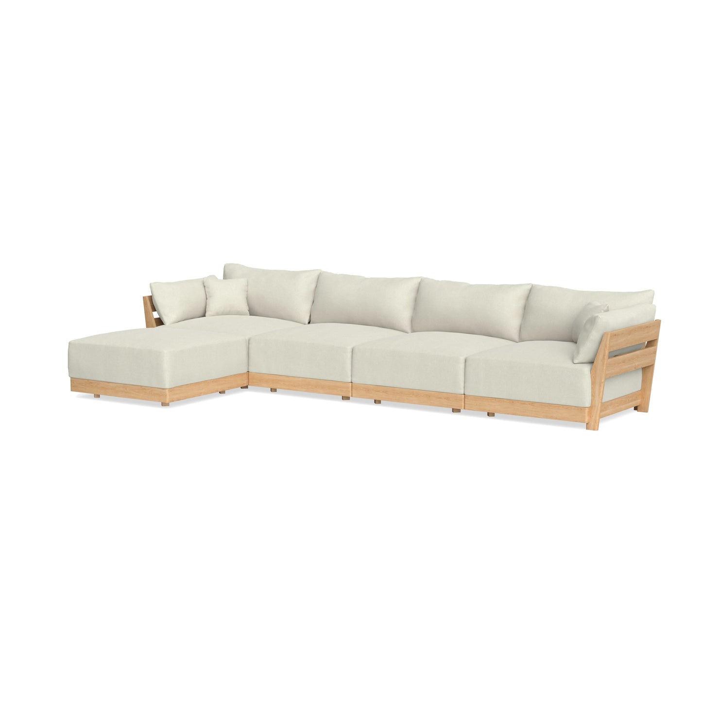 Slipcover Only - Modular Bondi 4-Seater Sectional in Eggshell