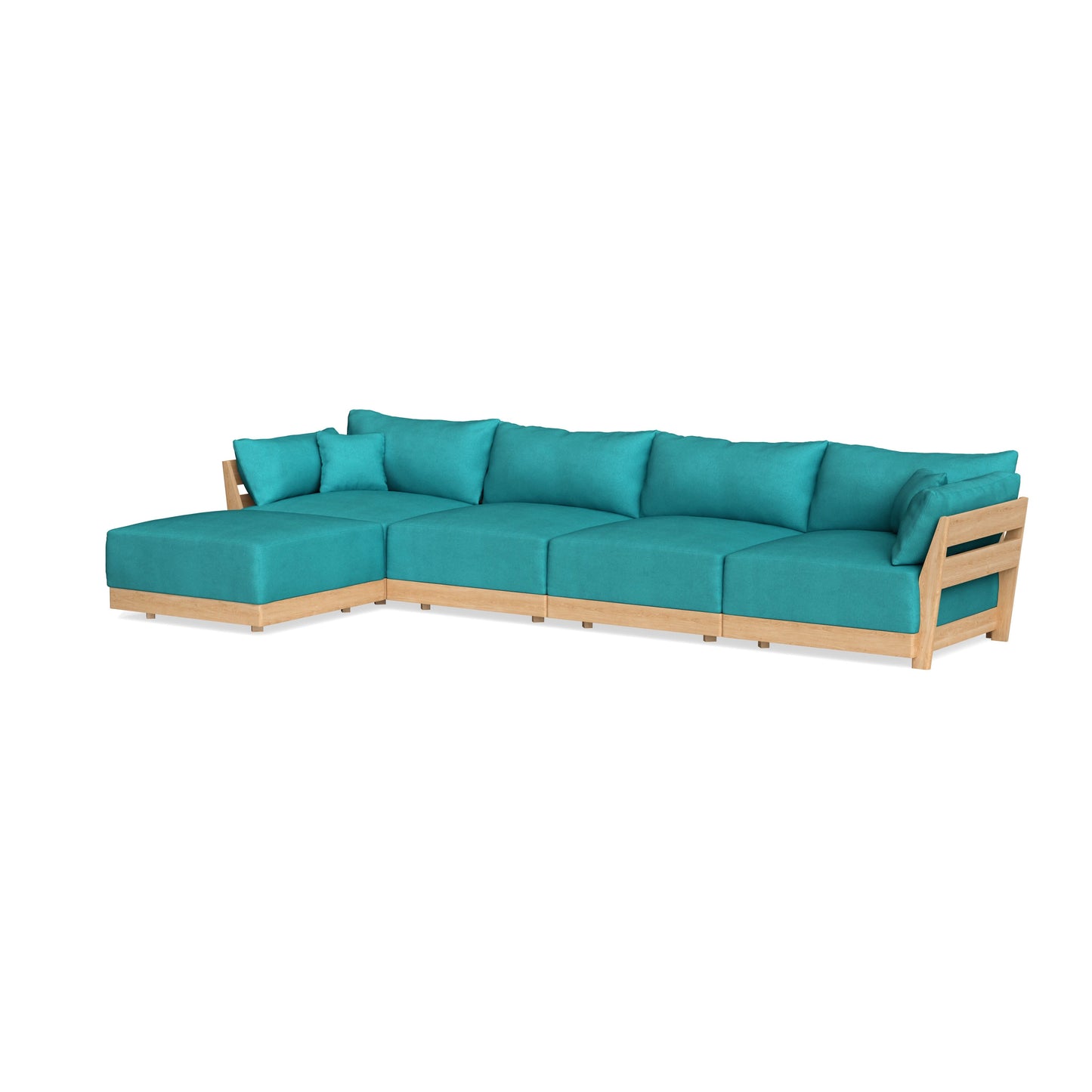 Slipcover Only - Modular Bondi 4-Seater Sectional in Pool