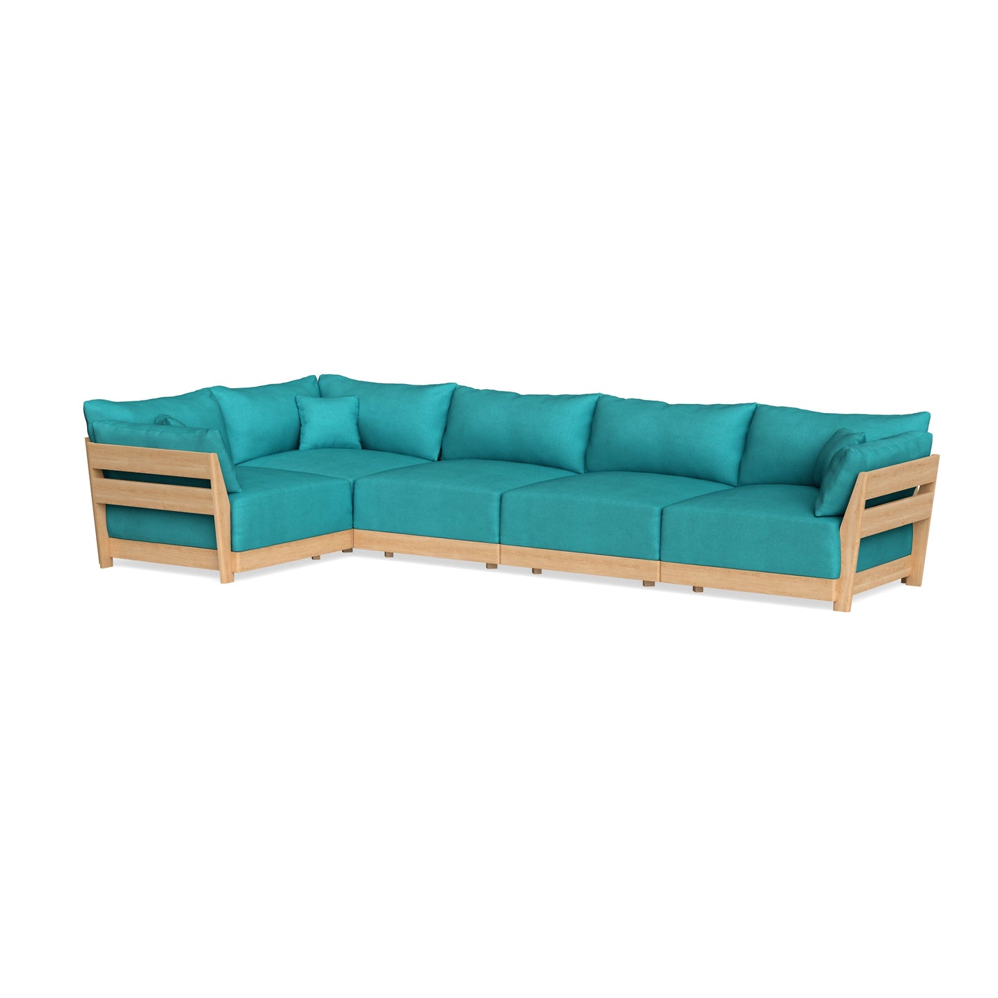 Slipcover Only - Modular Bondi 5-Seater L-Sectional in Pool