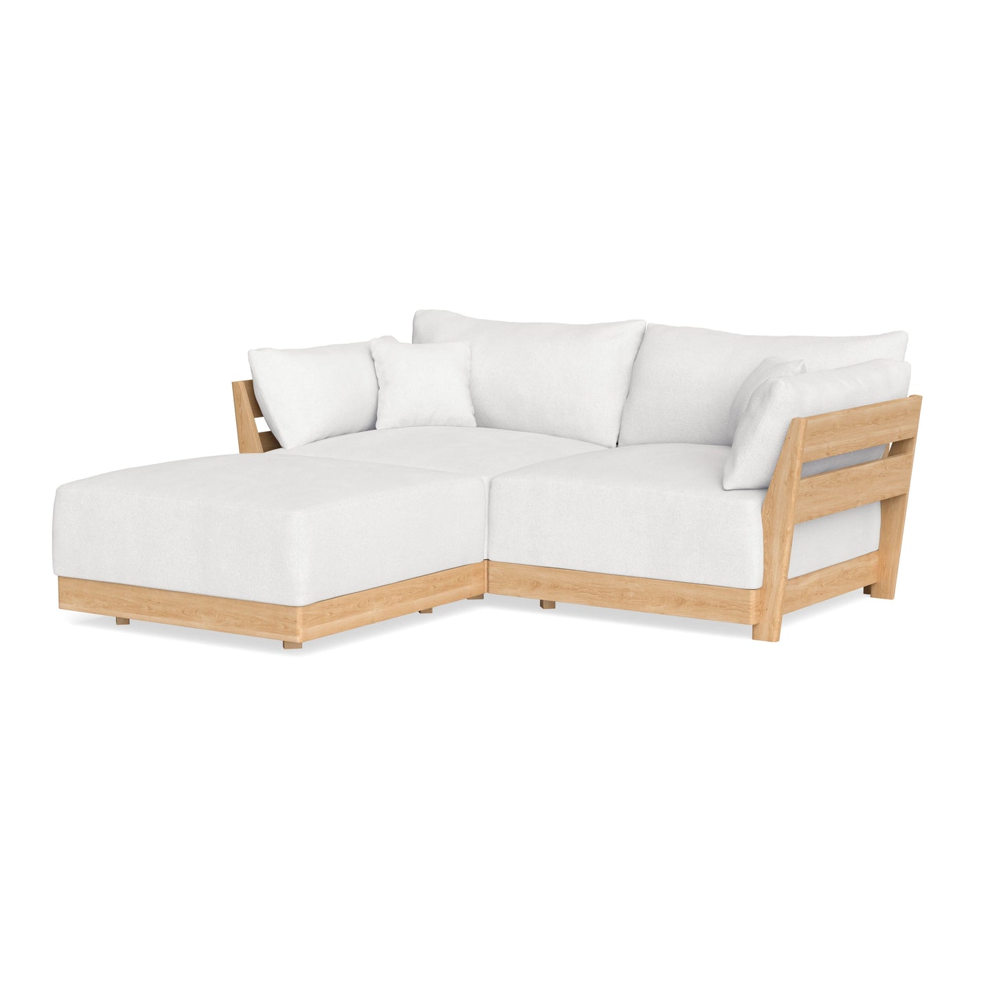 Slipcover Only - Modular Bondi 2-Seater Sectional in Snow
