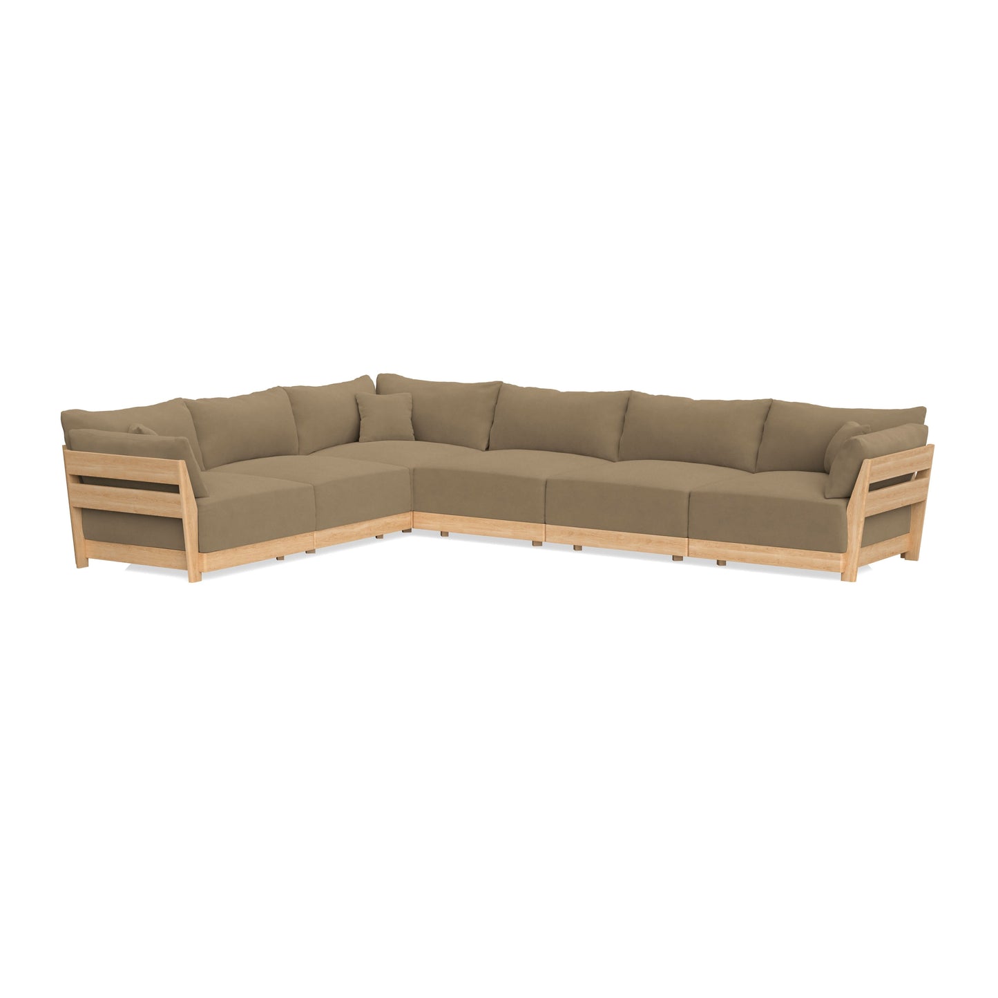 Slipcover Only - Modular Bondi 6-Seater Corner Sectional in Macchiato