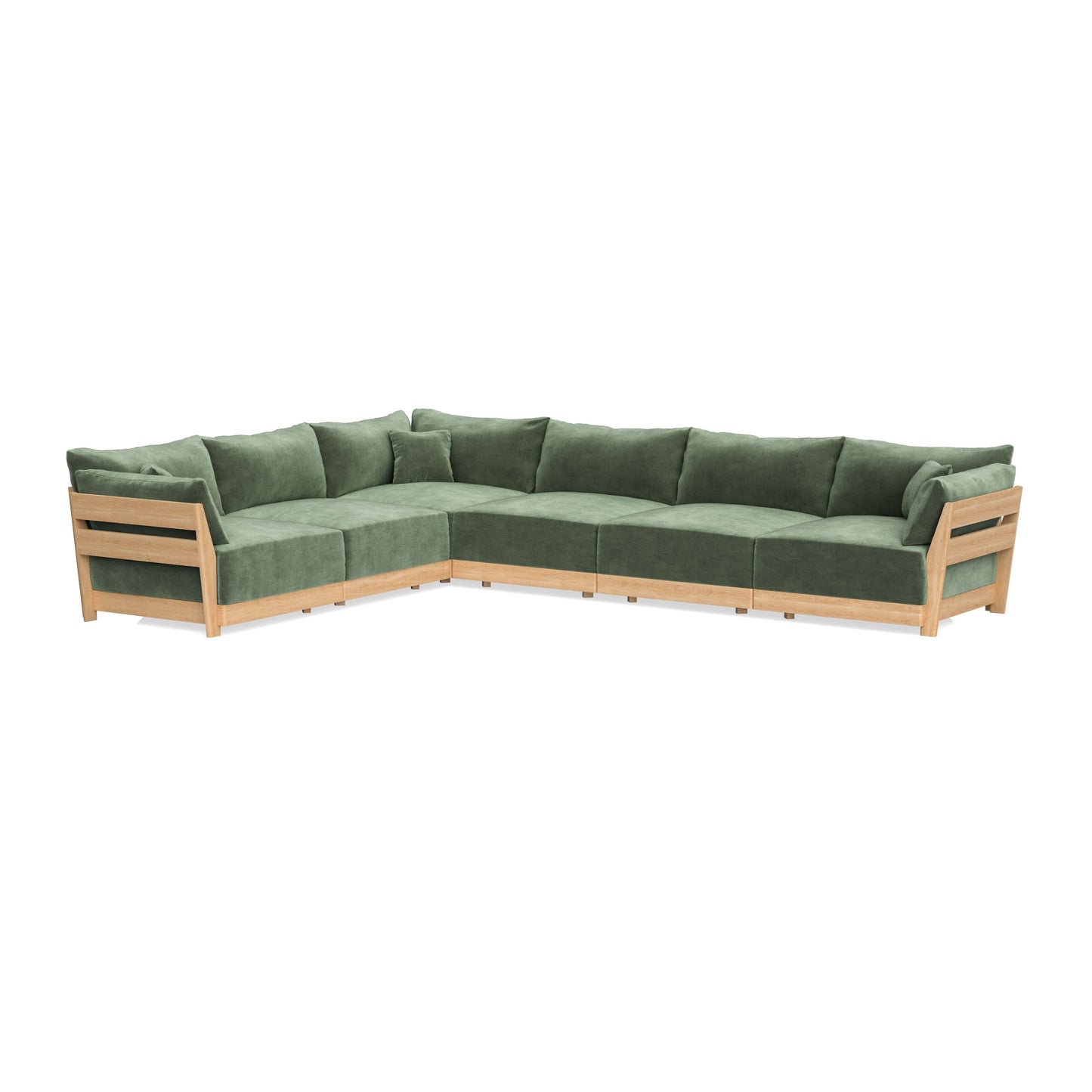 Slipcover Only - Modular Bondi 6-Seater Corner Sectional in Rosemary