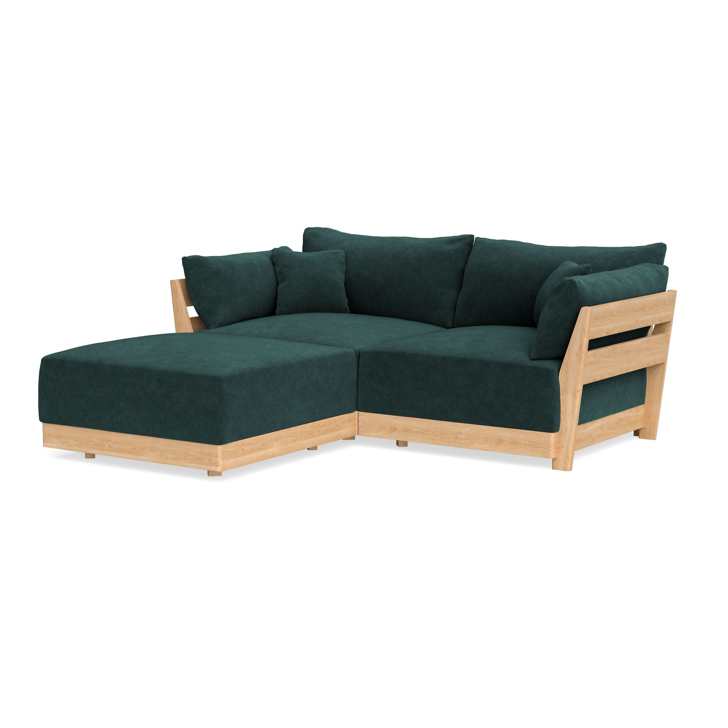 Slipcover Only - Modular Bondi 2-Seater Sectional in Harbor Blue