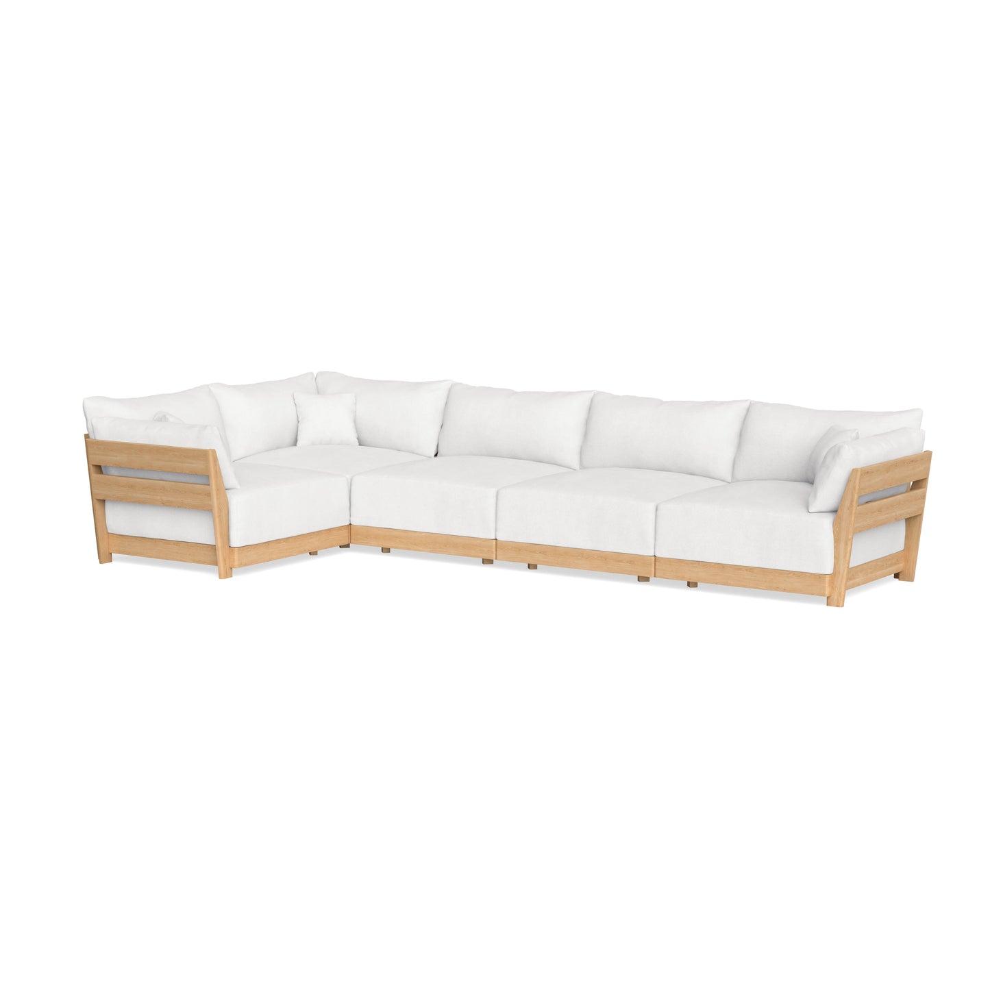 Slipcover Only - Modular Bondi 5-Seater L-Sectional in Snow