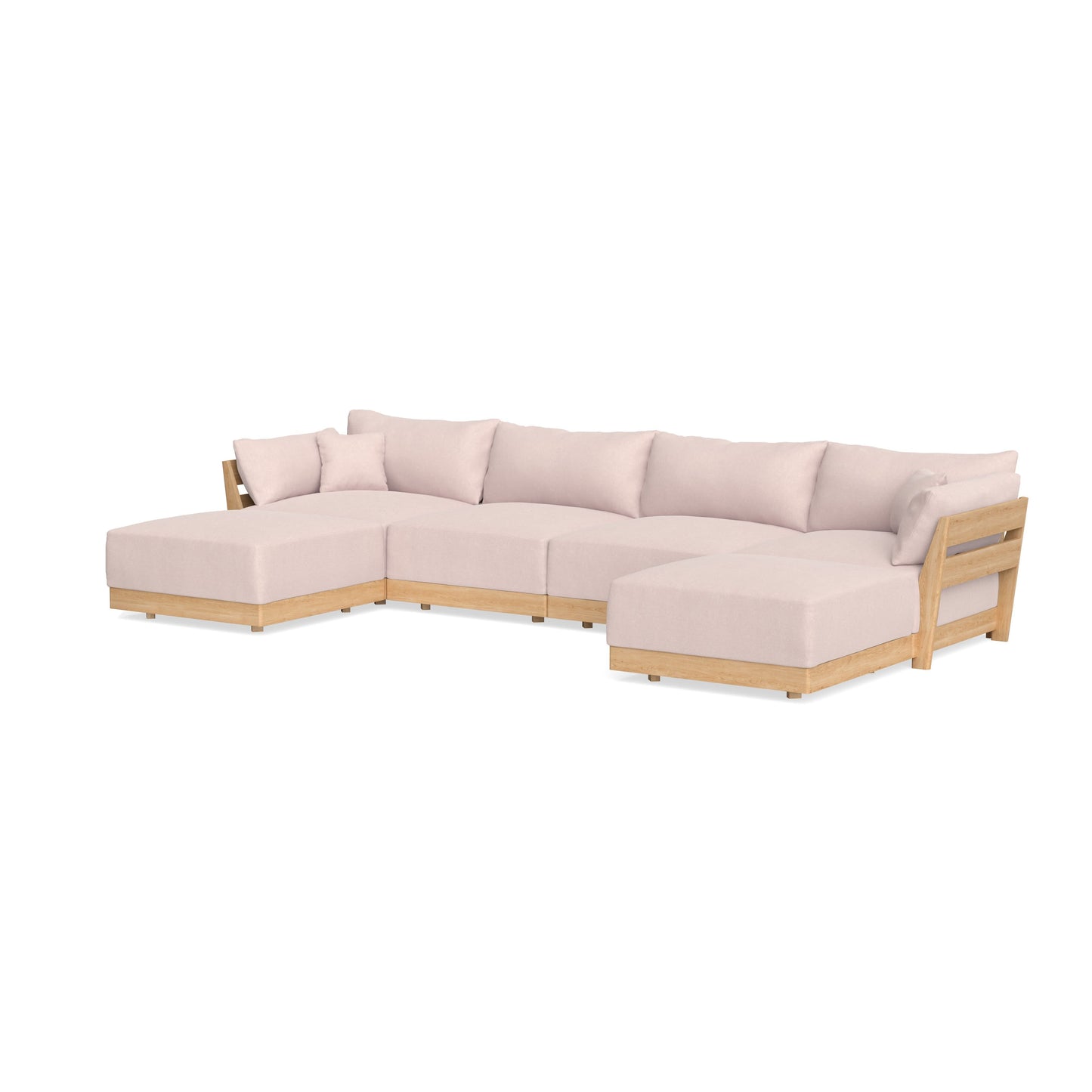 Slipcover Only - Modular Bondi 4-Seater U-Sectional in Peony