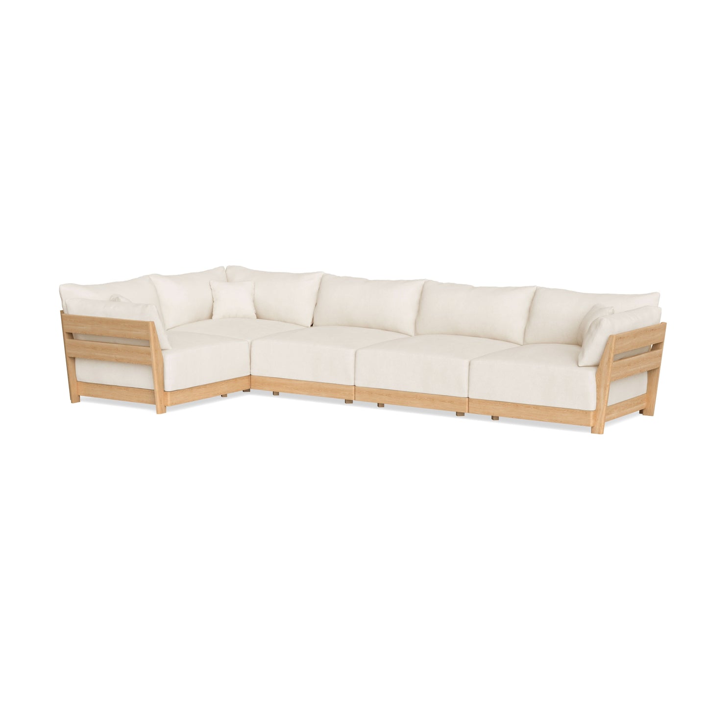 Slipcover Only - Modular Bondi 5-Seater L-Sectional in Powder