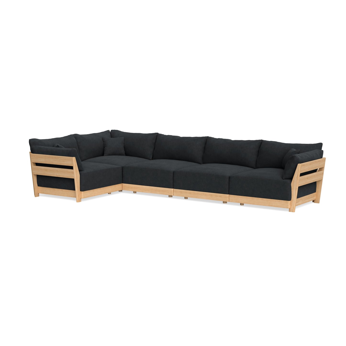 Slipcover Only - Modular Bondi 5-Seater L-Sectional in Coal
