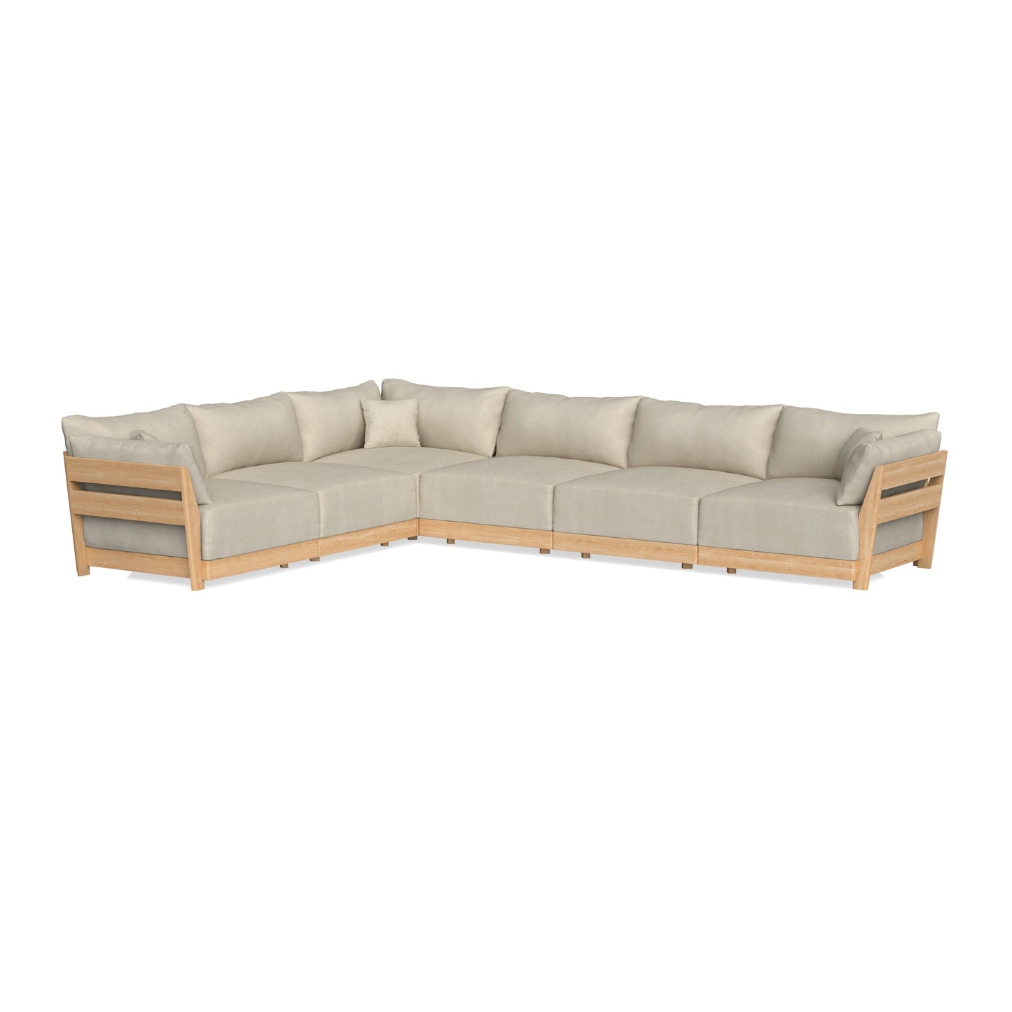 Slipcover Only - Modular Bondi 6-Seater Corner Sectional in Almond
