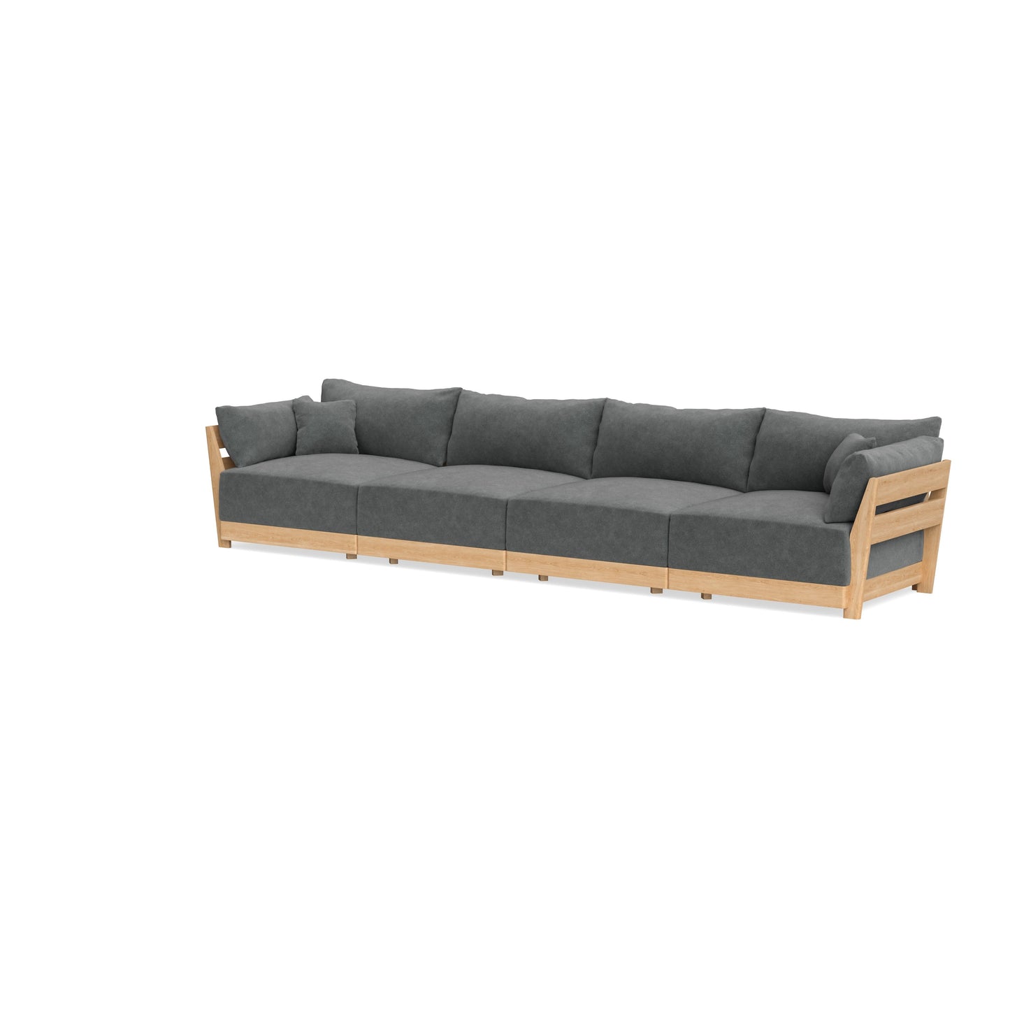 Slipcover Only - Modular Bondi 4-Seater Sofa in Chimney Gray
