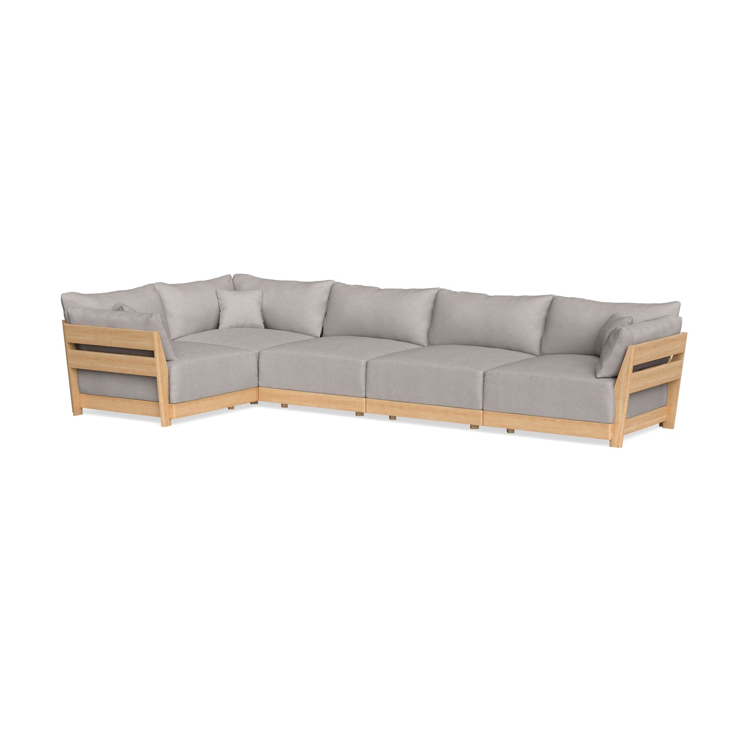 Slipcover Only - Modular Bondi 5-Seater L-Sectional in Cloud