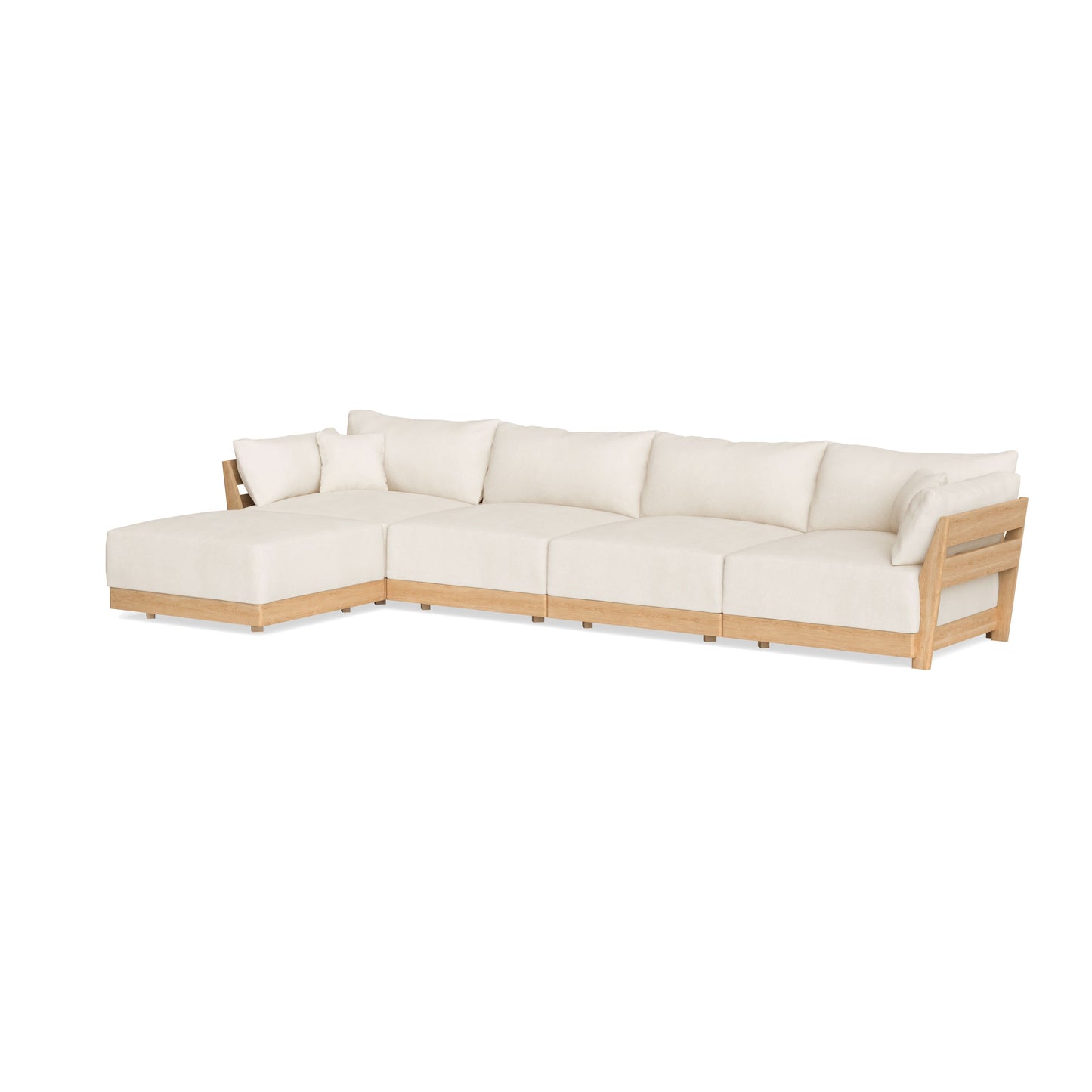 Slipcover Only - Modular Bondi 4-Seater Sectional in Powder