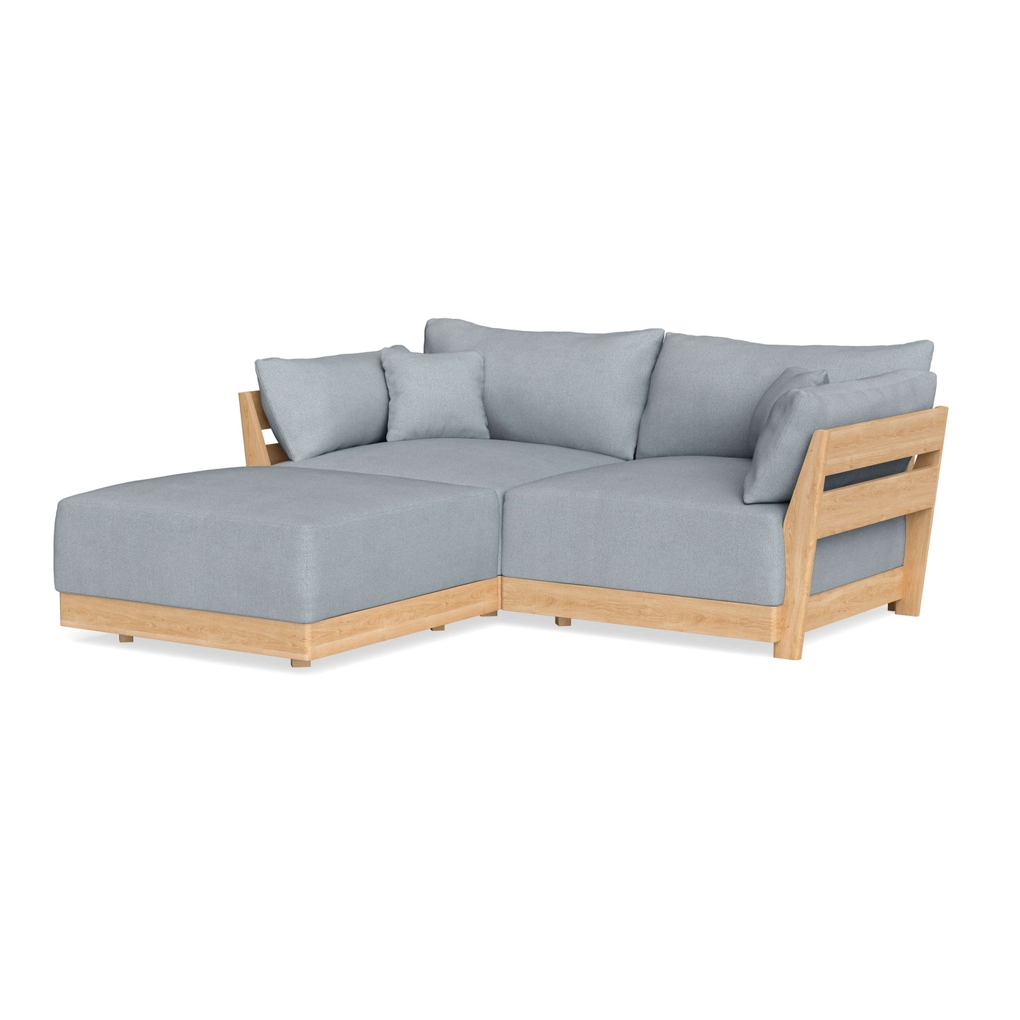 Slipcover Only - Modular Bondi 2-Seater Sectional in Ash