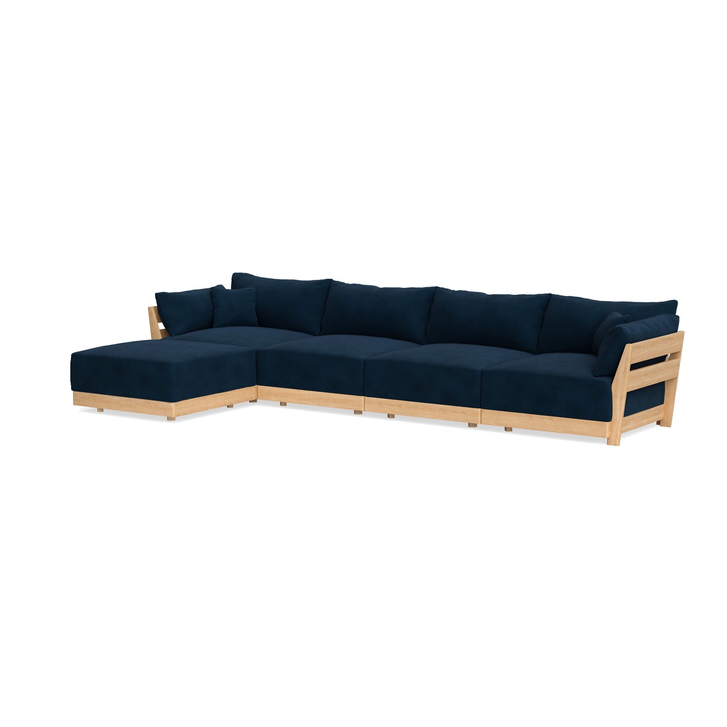 Slipcover Only - Modular Bondi 4-Seater Sectional in Royal Blue