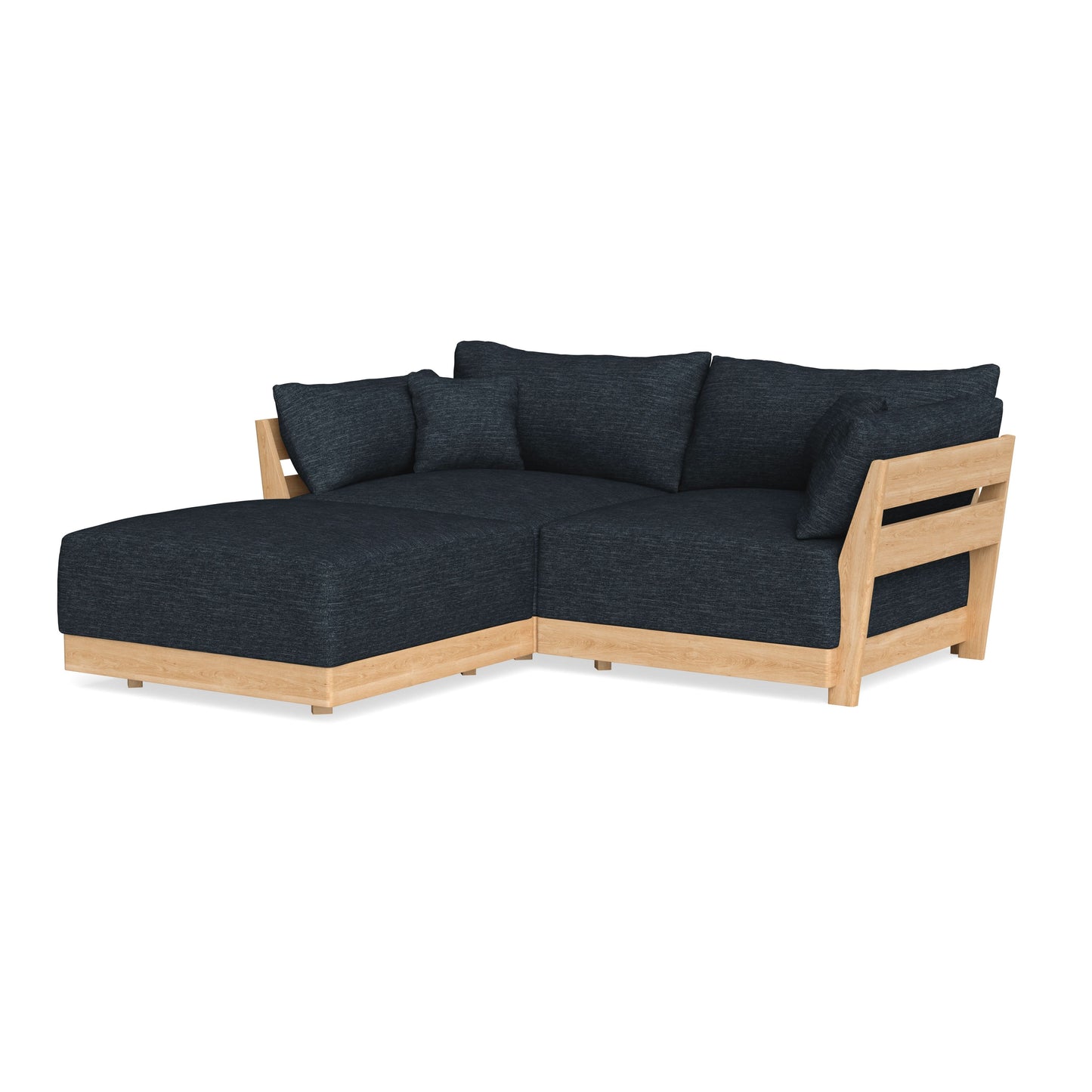Slipcover Only - Modular Bondi 2-Seater Sectional in Baltic Blue