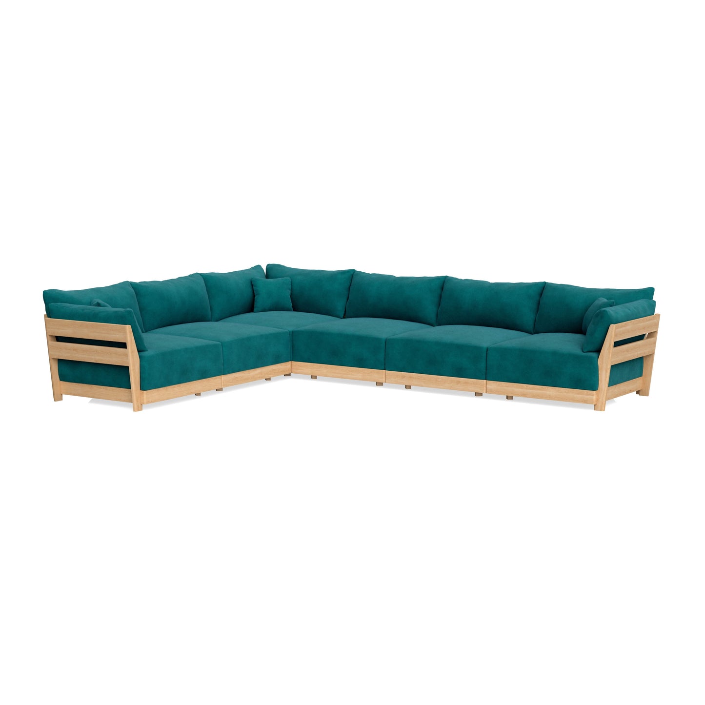 Slipcover Only - Modular Bondi 6-Seater Corner Sectional in Peacock