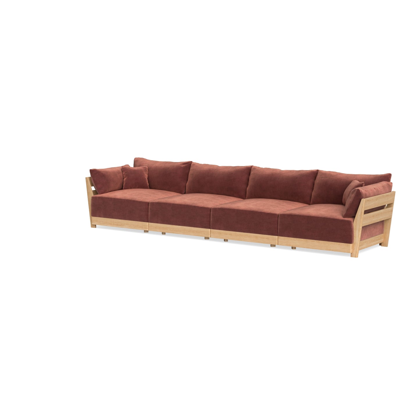 Slipcover Only - Modular Bondi 4-Seater Sofa in Spice