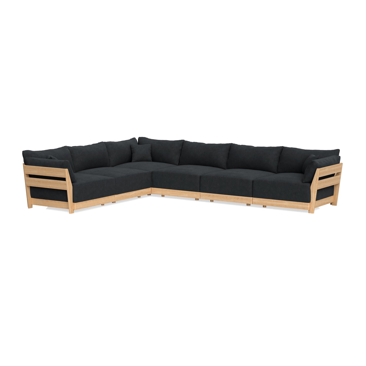 Slipcover Only - Modular Bondi 6-Seater Corner Sectional in Coal
