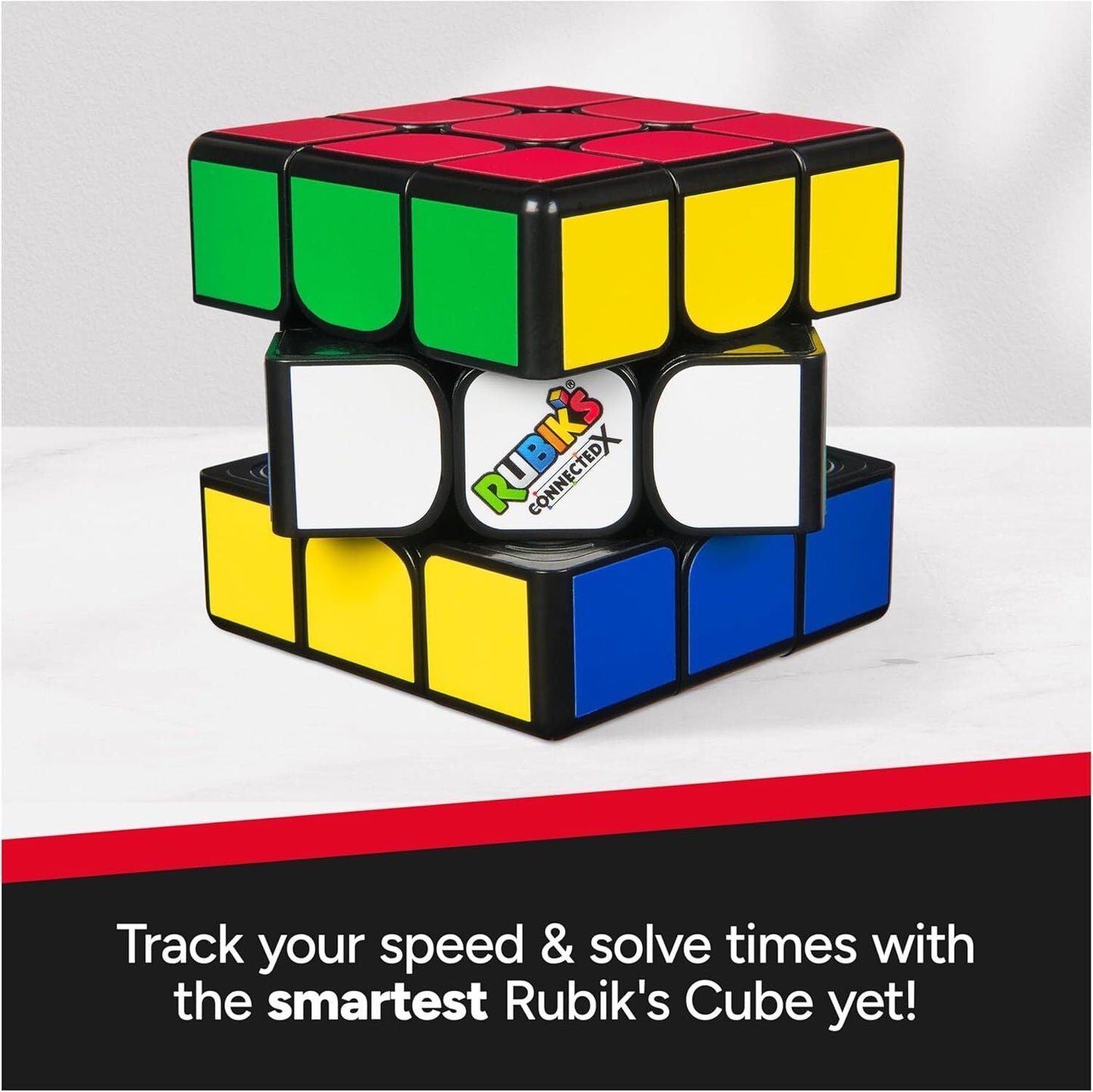 Rubik's Cube ConnectedX 3x3 Bluetooth Brain Teaser Toy for Ages 8+