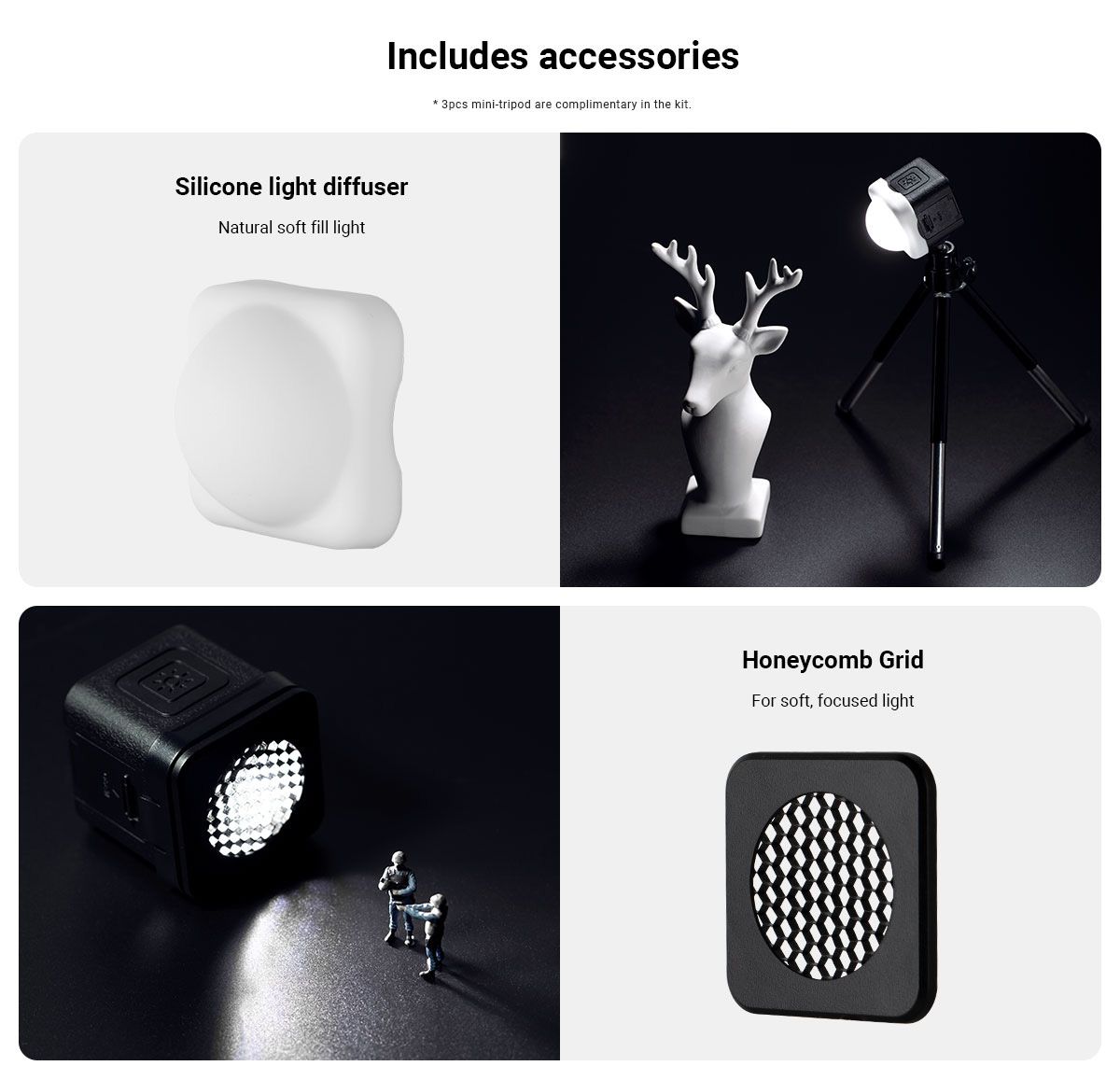 SmallRig RM01 LED Video Light Kit 3469
