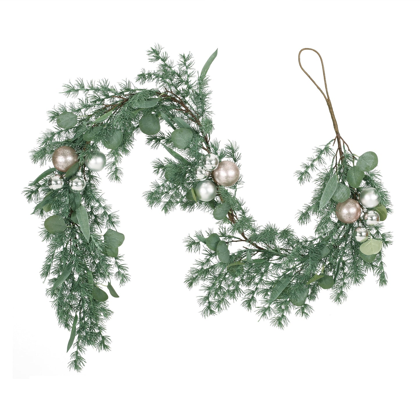 Pineneedle Garland with Ball