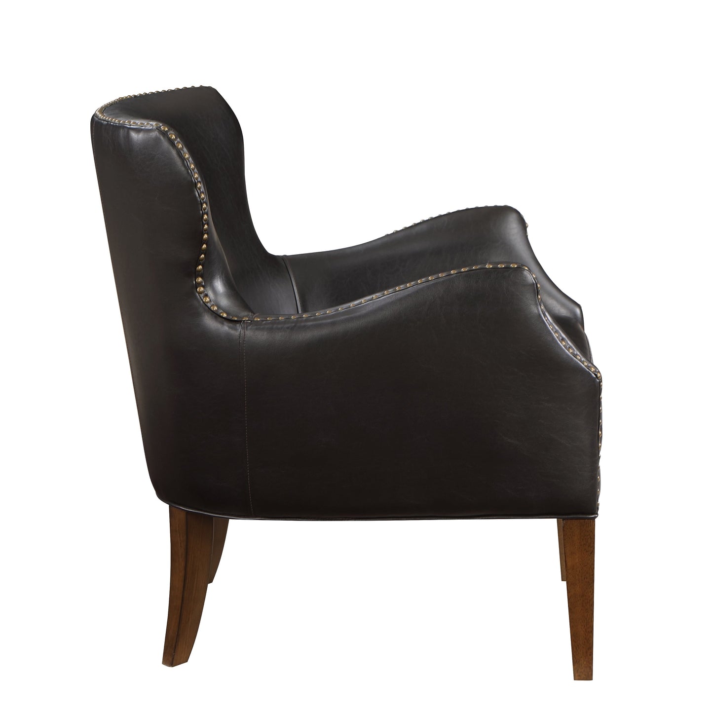 Erythrite Upholstered Accent Chair with Nailhead Trim and Removable Cushion