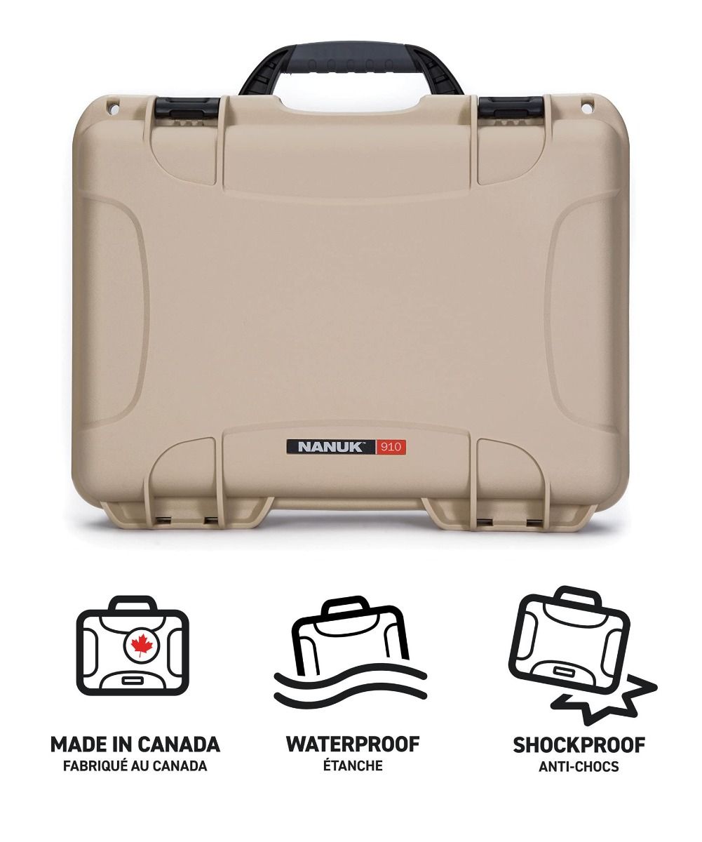 Nanuk 910 Case for Sennheiser AVX Wireless Mic (Tan)