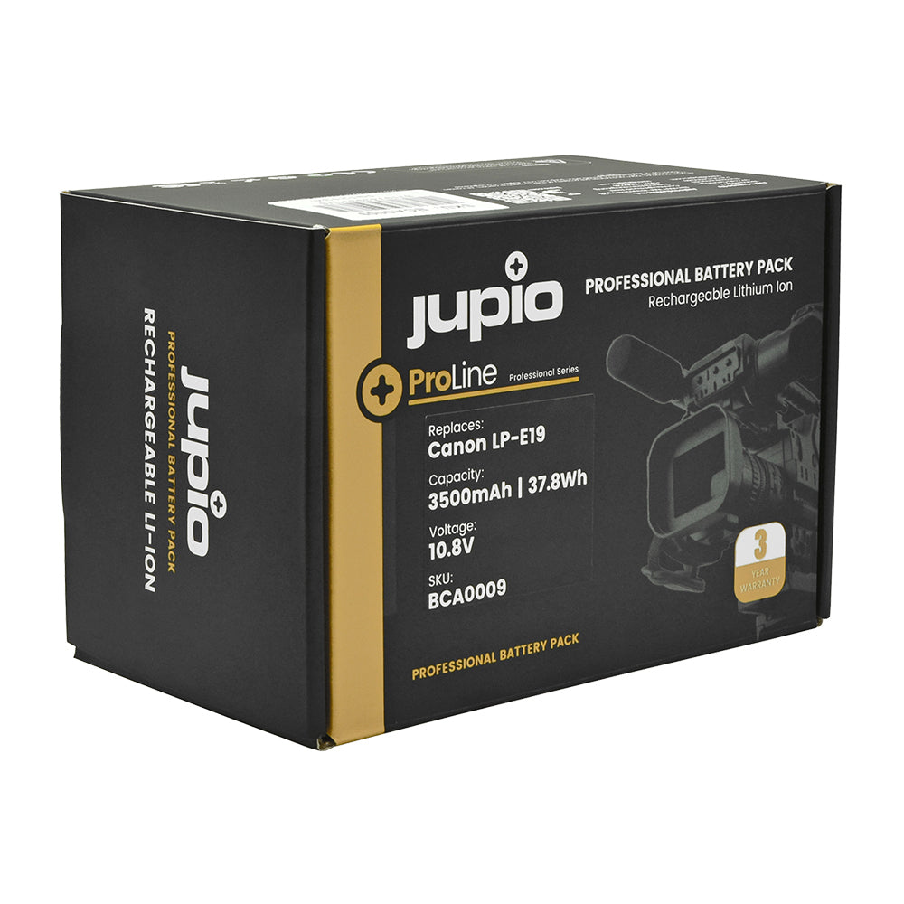 Jupio ProLine Li-ion 10.8V 3500mAh Battery For Canon LP-E19 Camera