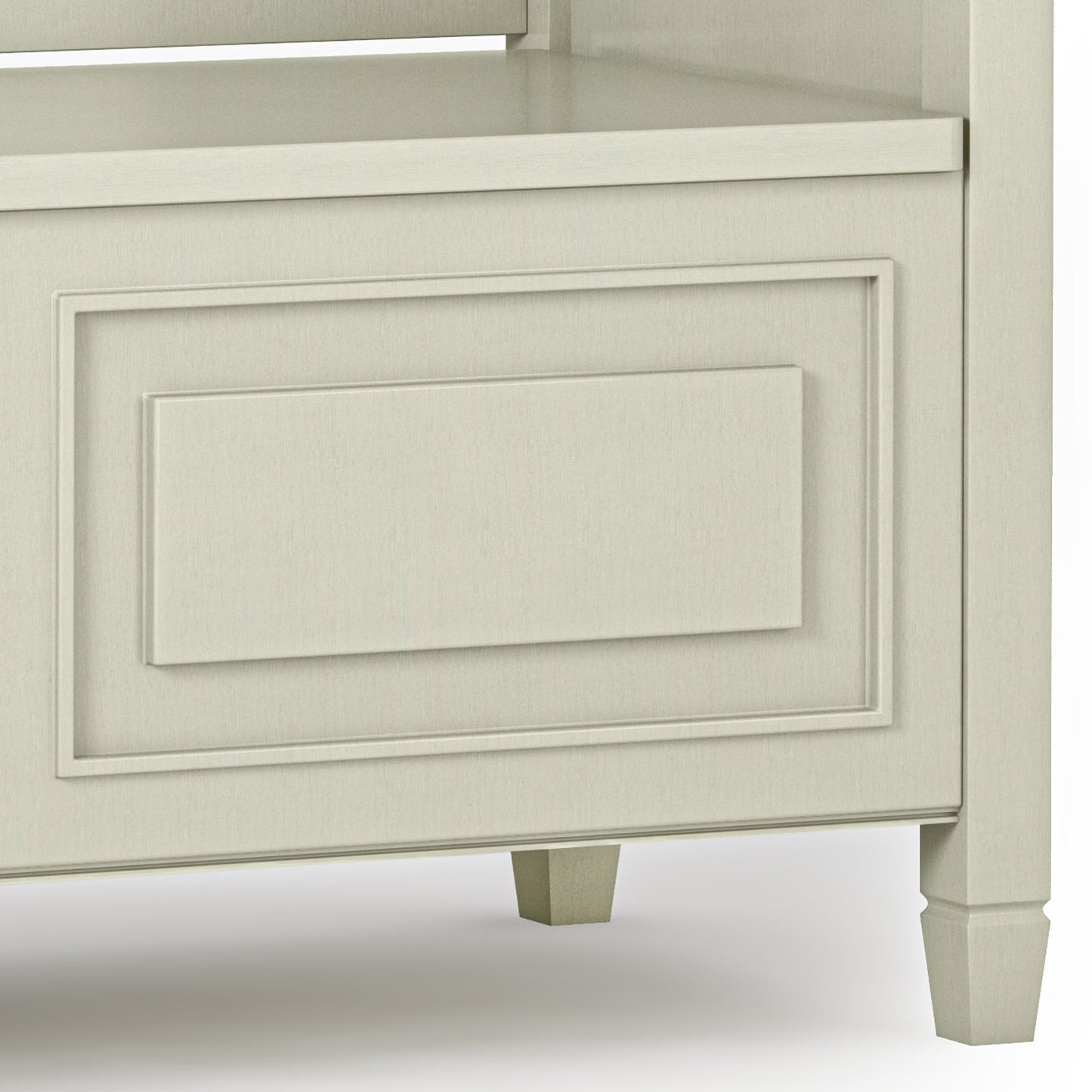 Lucidity Storage Bench with Lift-up Lids and Raised Panels