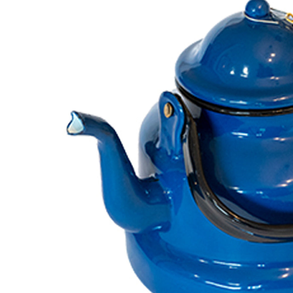 Urban Style Enamelware 2L Multipurpose Kettle (Blue)