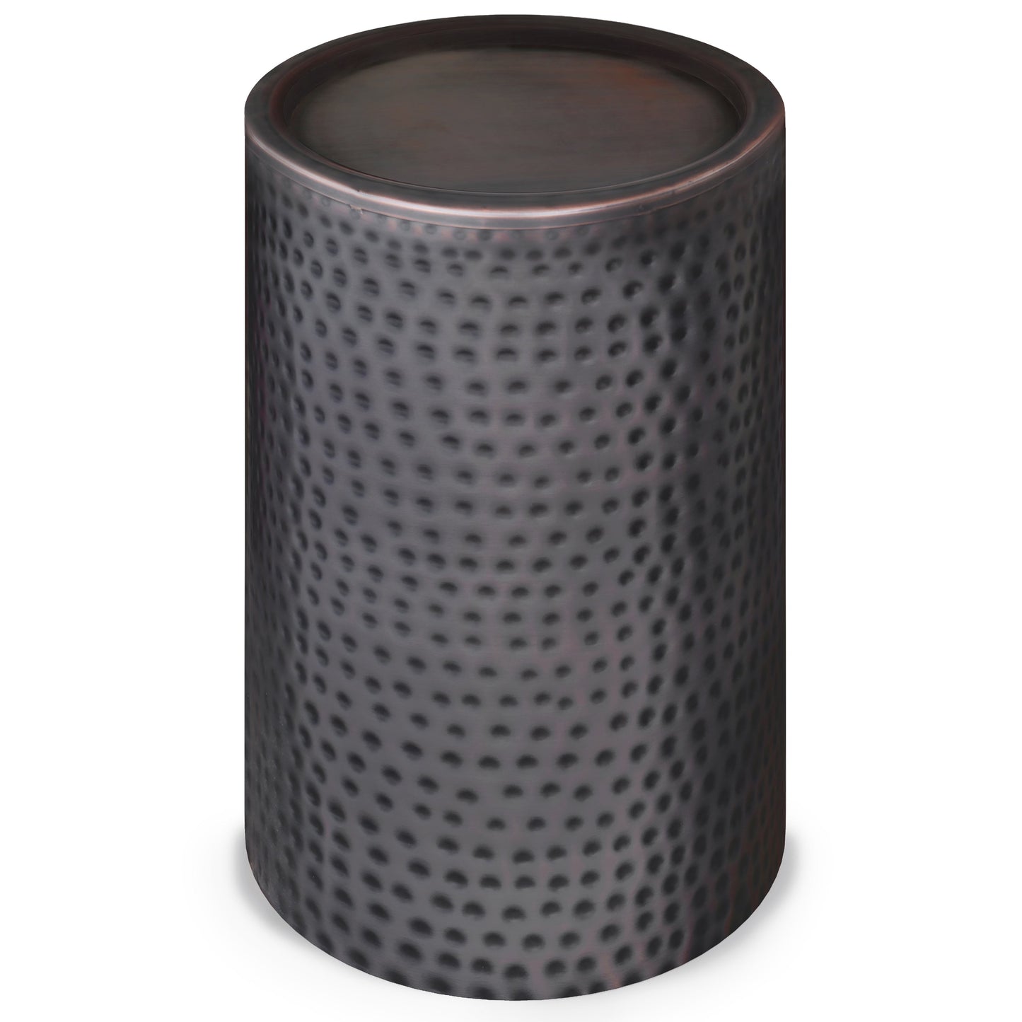 Hyperion Side Table with Round Cylinder Shape