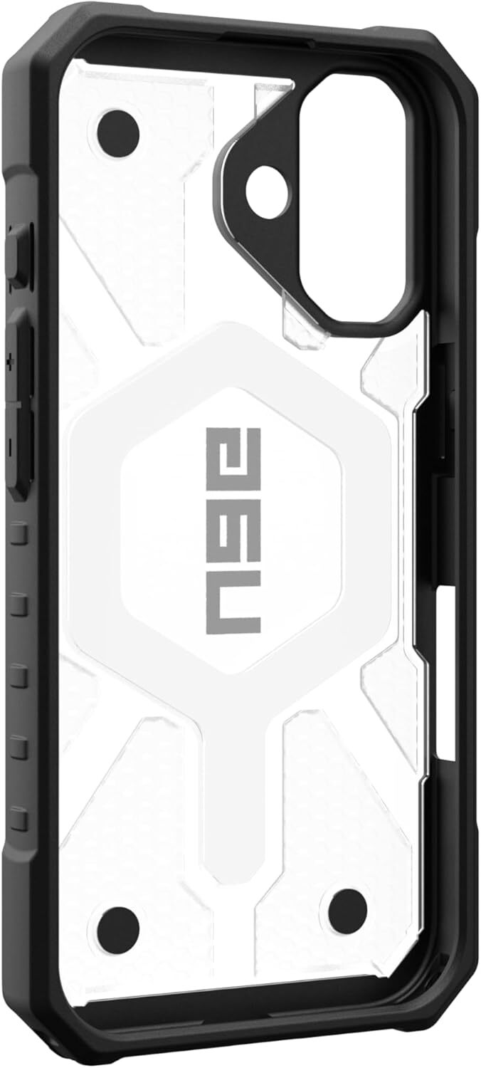 URBAN ARMOR GEAR Pathfinder Case for iPhone 16, Military Drop Protection (Ice Transparent)