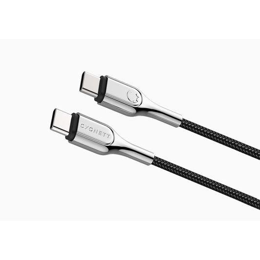 Cygnett Armoured 5A/100W 2.0 USB-C to USB-C Cable 2m (Black)