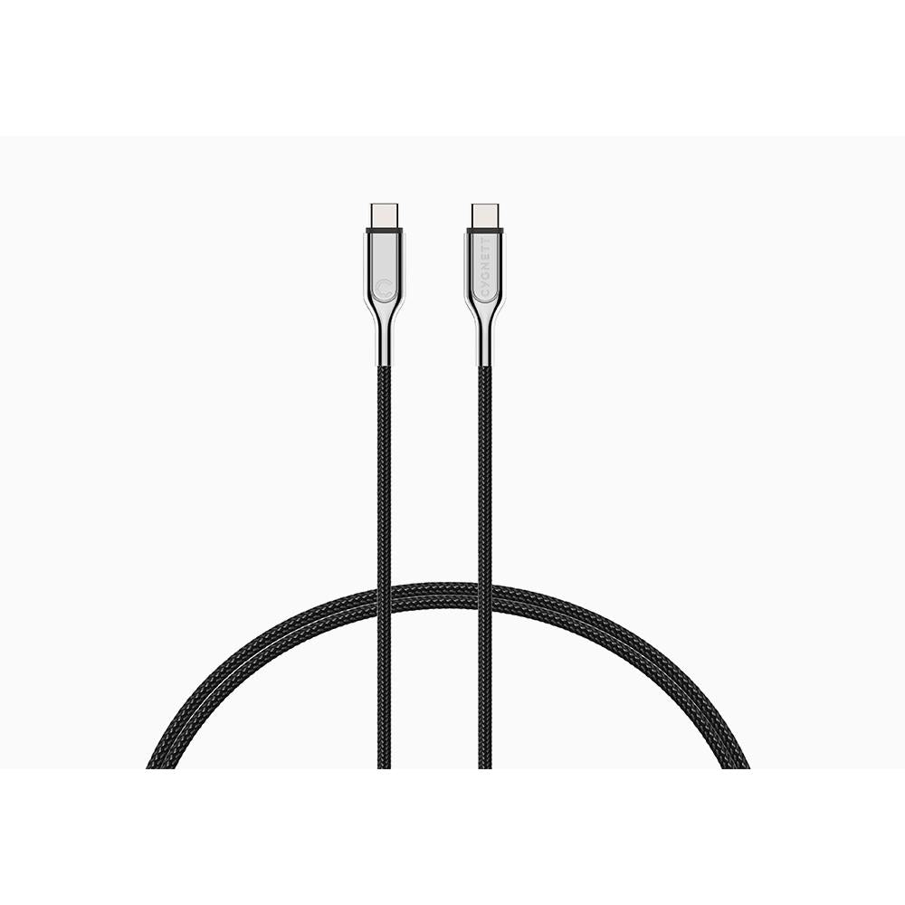 Cygnett Armoured 5A/100W 2.0 USB-C to USB-C Cable 2m (Black)