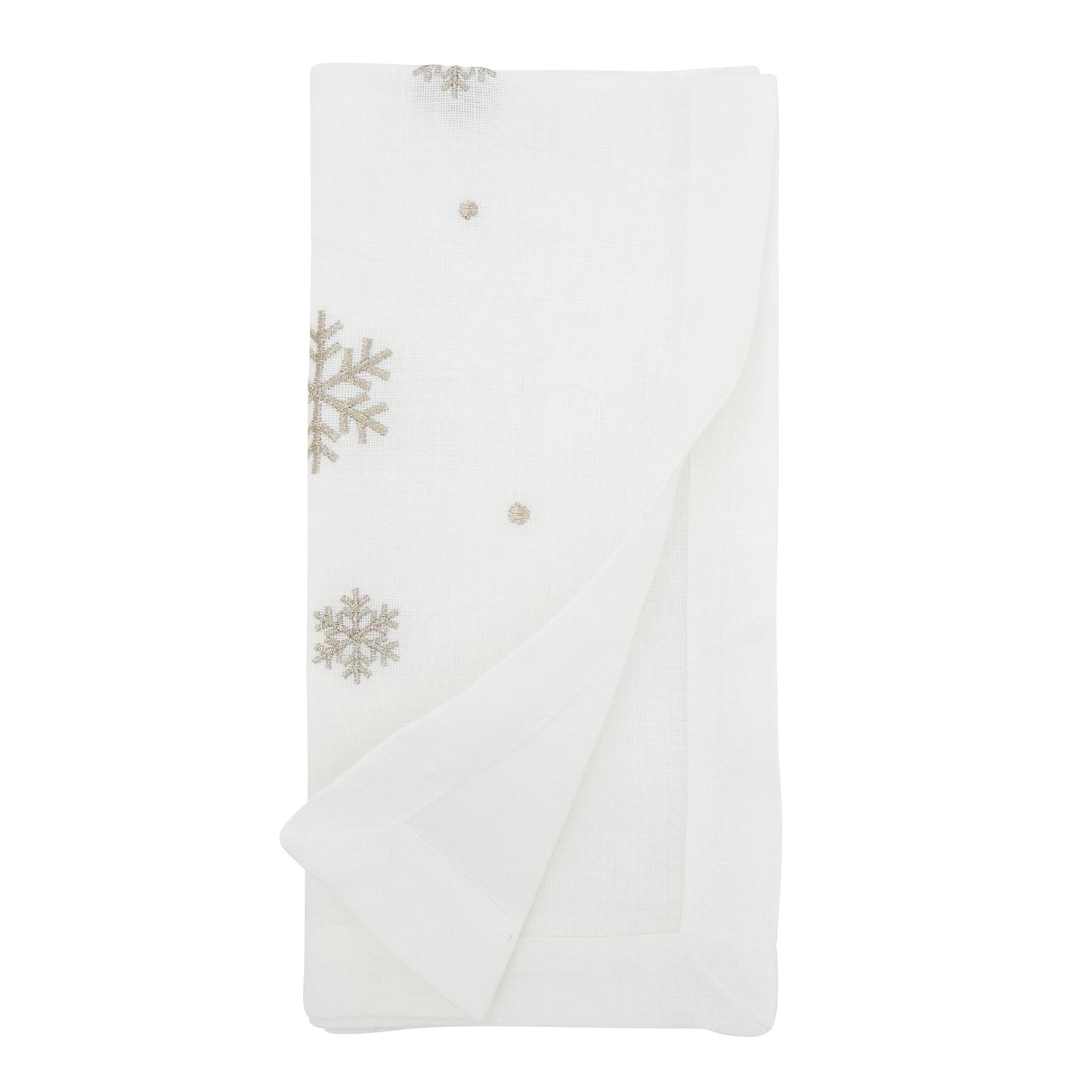 Embroidered Snowflake Napkin, Set of 4