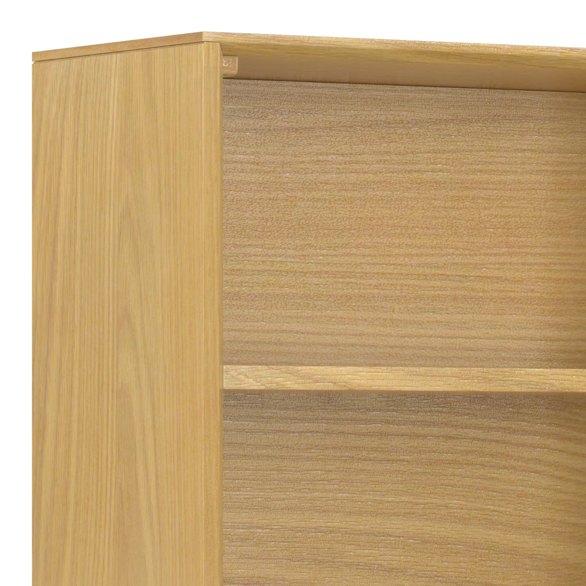 Infinite Bookcase with Adjustable Shelves and 2 Small Drawers