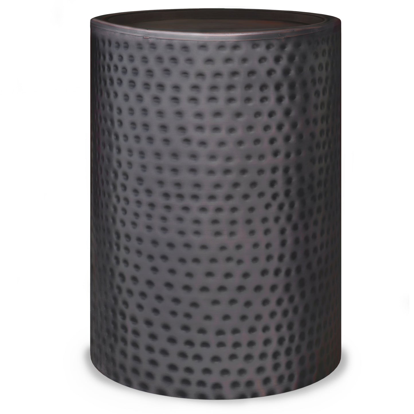 Hyperion Side Table with Round Cylinder Shape