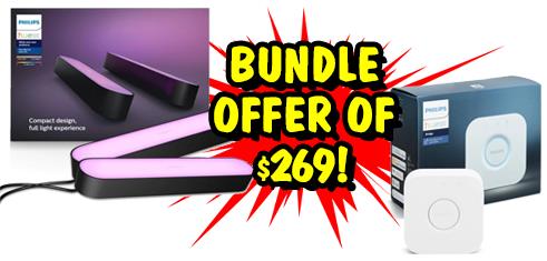 Philips Hue Play Smart Light Bar Double Pack (Black)