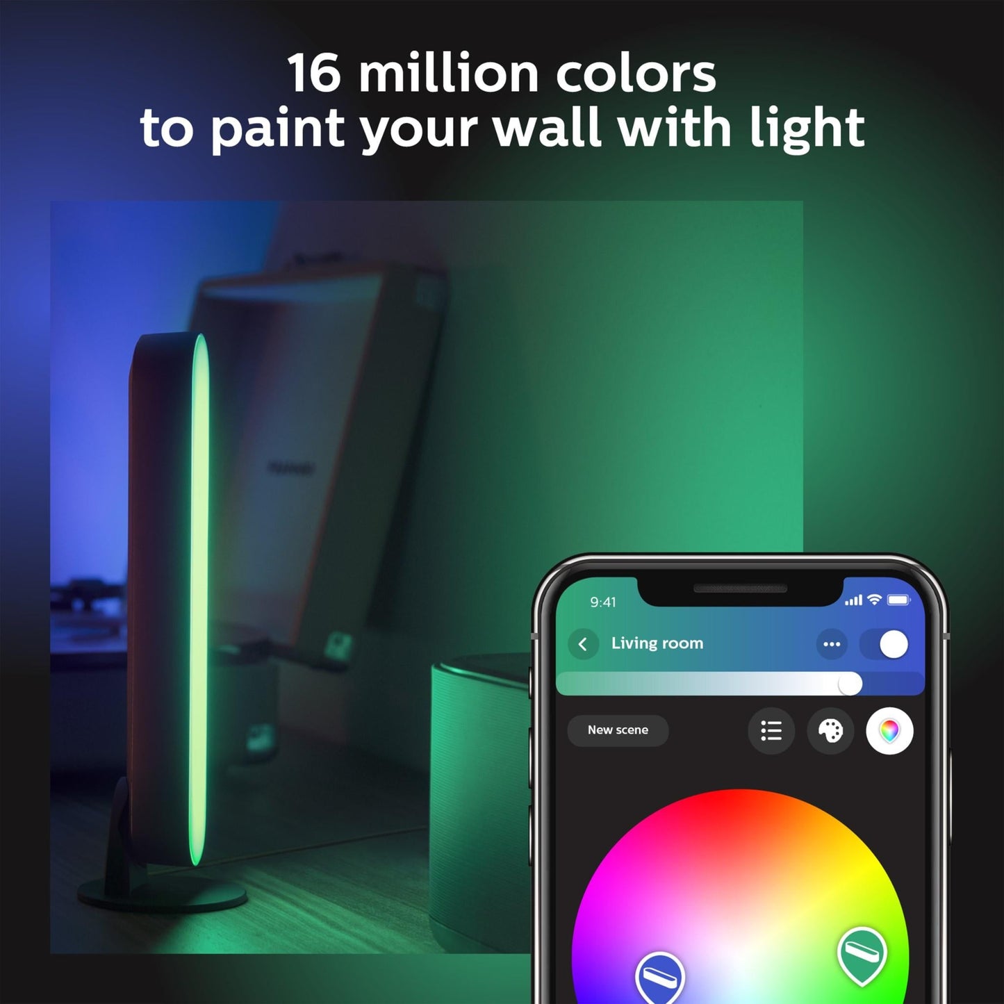 Philips Hue Play Smart Light Bar Double Pack (Black)