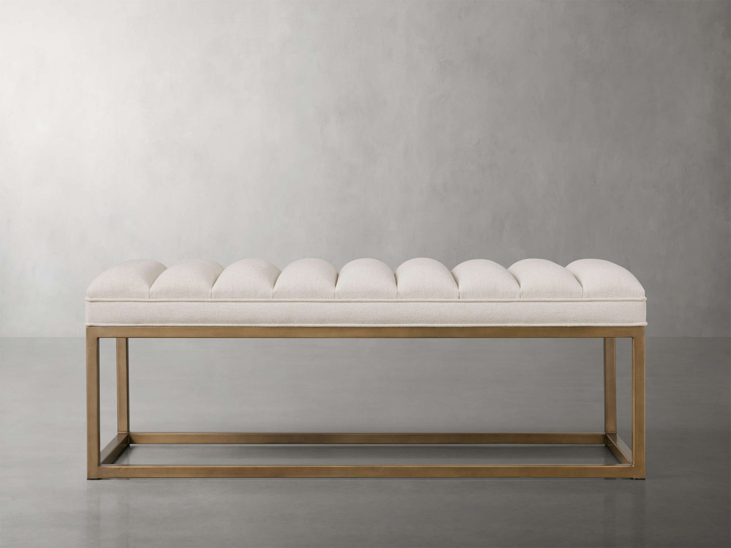 Edie Channel Tufted Bench