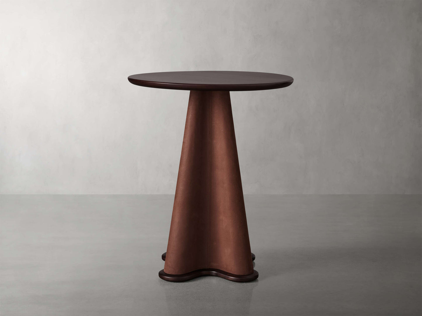 Volant Leather End Table